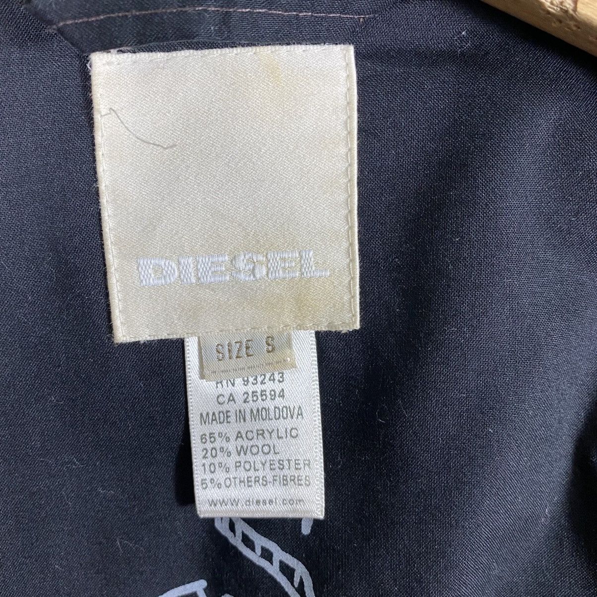Diesel × Diesel Black Gold Vintage Diesel Wool Button/Zipper Jacket S Size Brown Colour Size US S / EU 44-46 / 1 - 11 Thumbnail