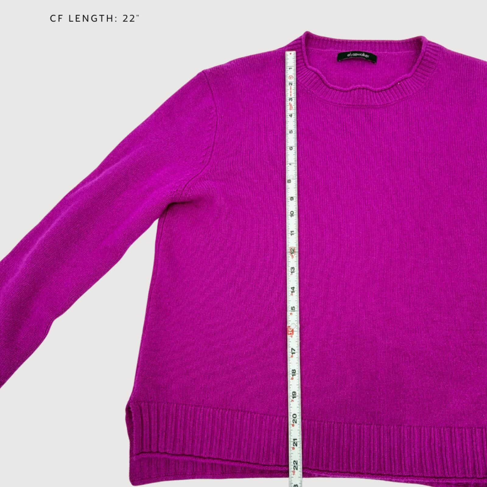 Other Elyse Walker Cashmere Sweater Crewneck Fuchsia M Size M / US 6-8 / IT 42-44 - 6 Thumbnail