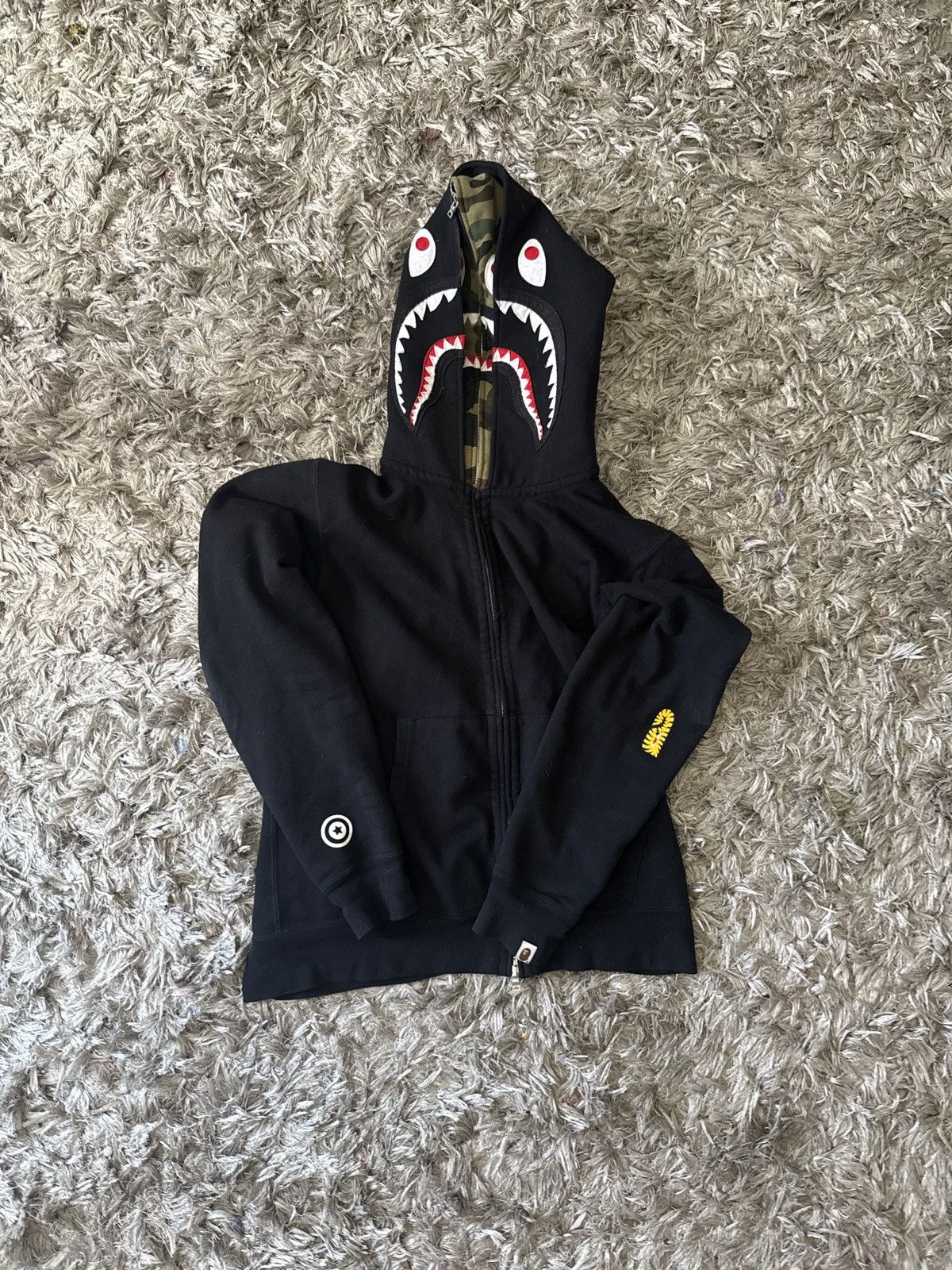 Bape Double Zip Black and Camo Size US L / EU 52-54 / 3 - 1 Thumbnail