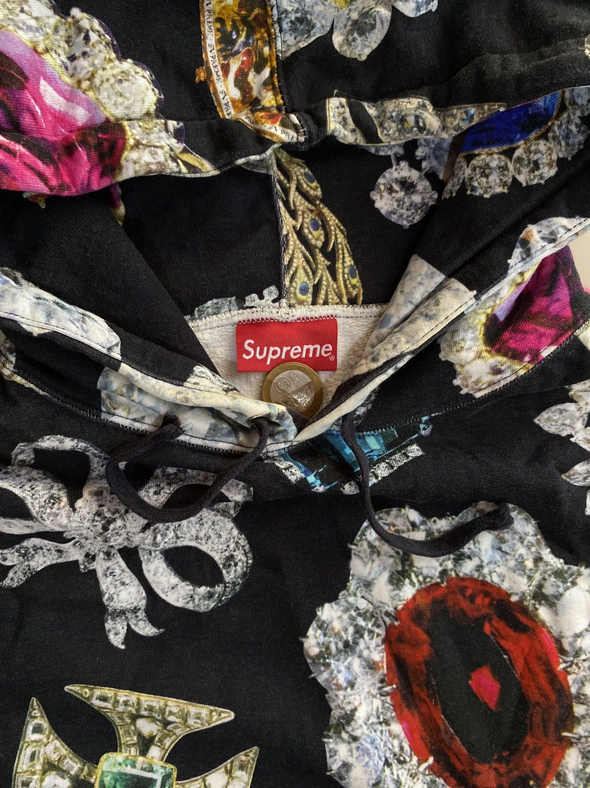 Supreme Supreme Jewels Hooded Sweatshirt in black Size US M / EU 48-50 / 2 - 2 Thumbnail