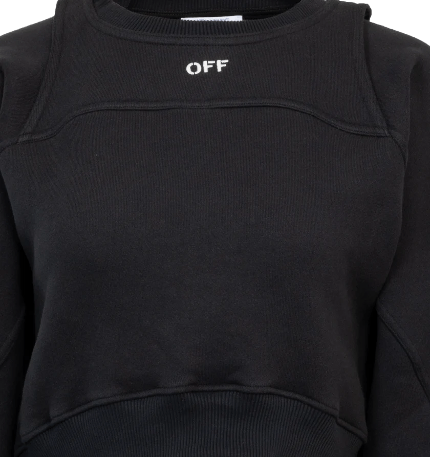 Off-White o1h1sh10624 Cropped in Black Size XS / US 0-2 / IT 36-38 - 3 Thumbnail