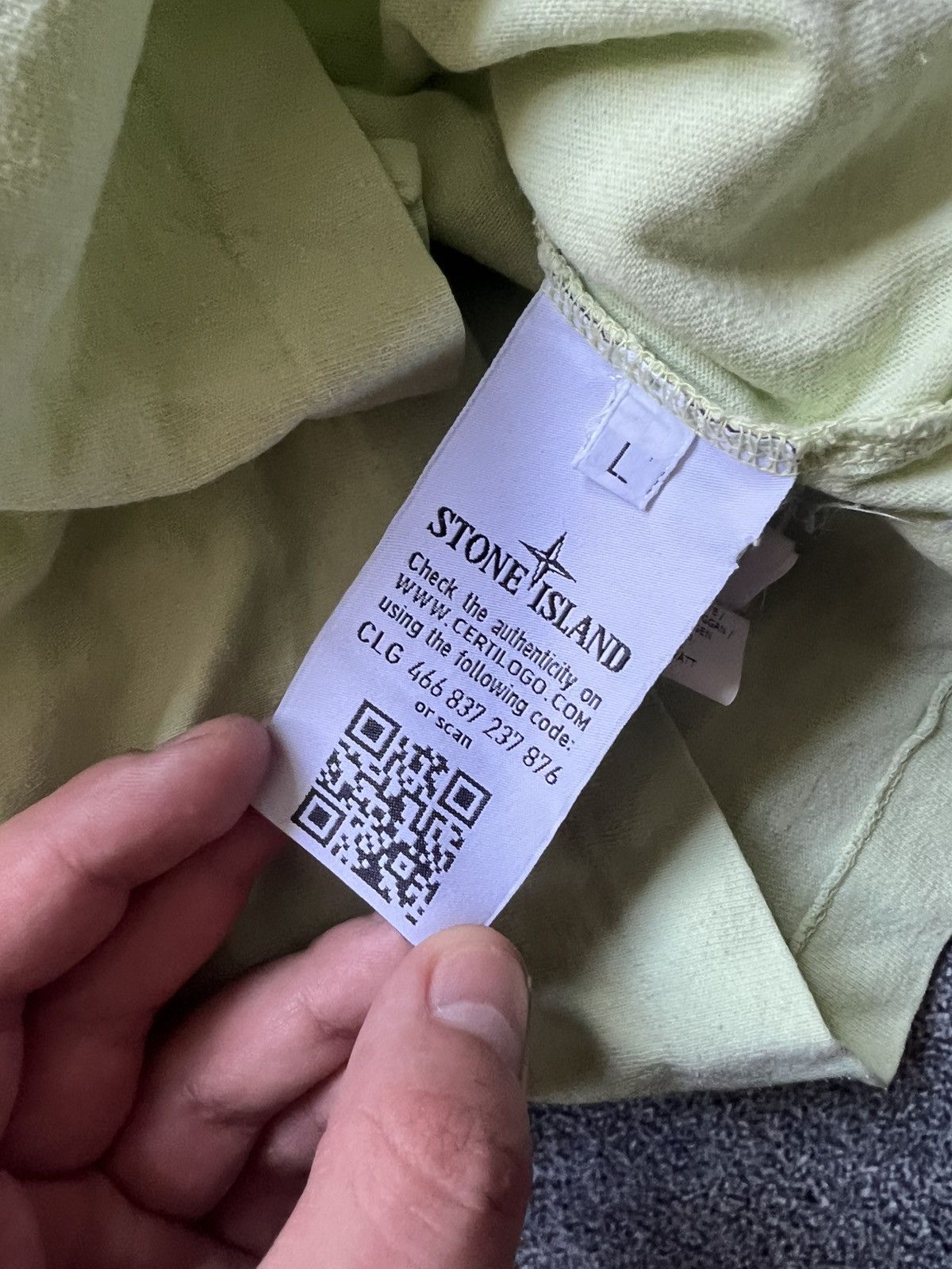 Stone Island Stone Island Green Long Sleeve Size US L / EU 52-54 / 3 - 5 Thumbnail