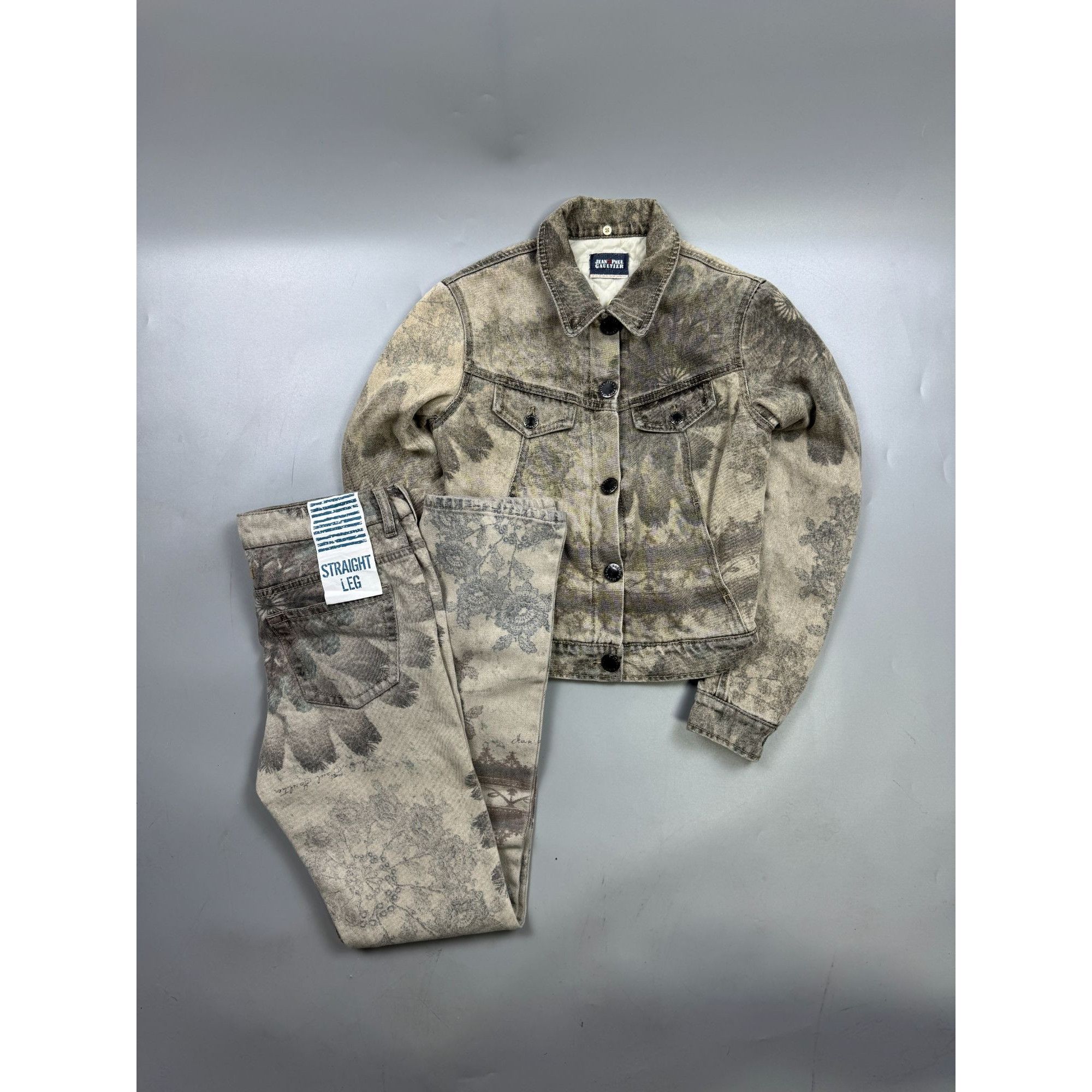 Jean Paul Gaultier NWT Jean Paul Gaultier Patterned Denim Set Size M / US 6-8 / IT 42-44 - 2 Thumbnail