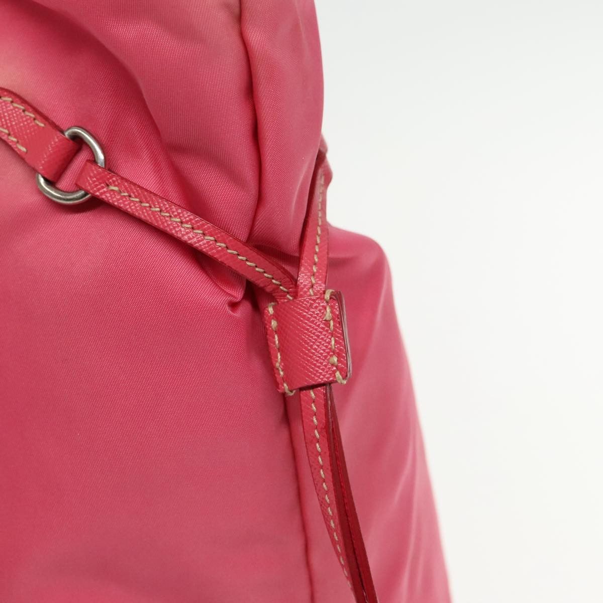 Prada PRADA Tote Bag Nylon Pink Silver Size ONE SIZE - 10 Thumbnail