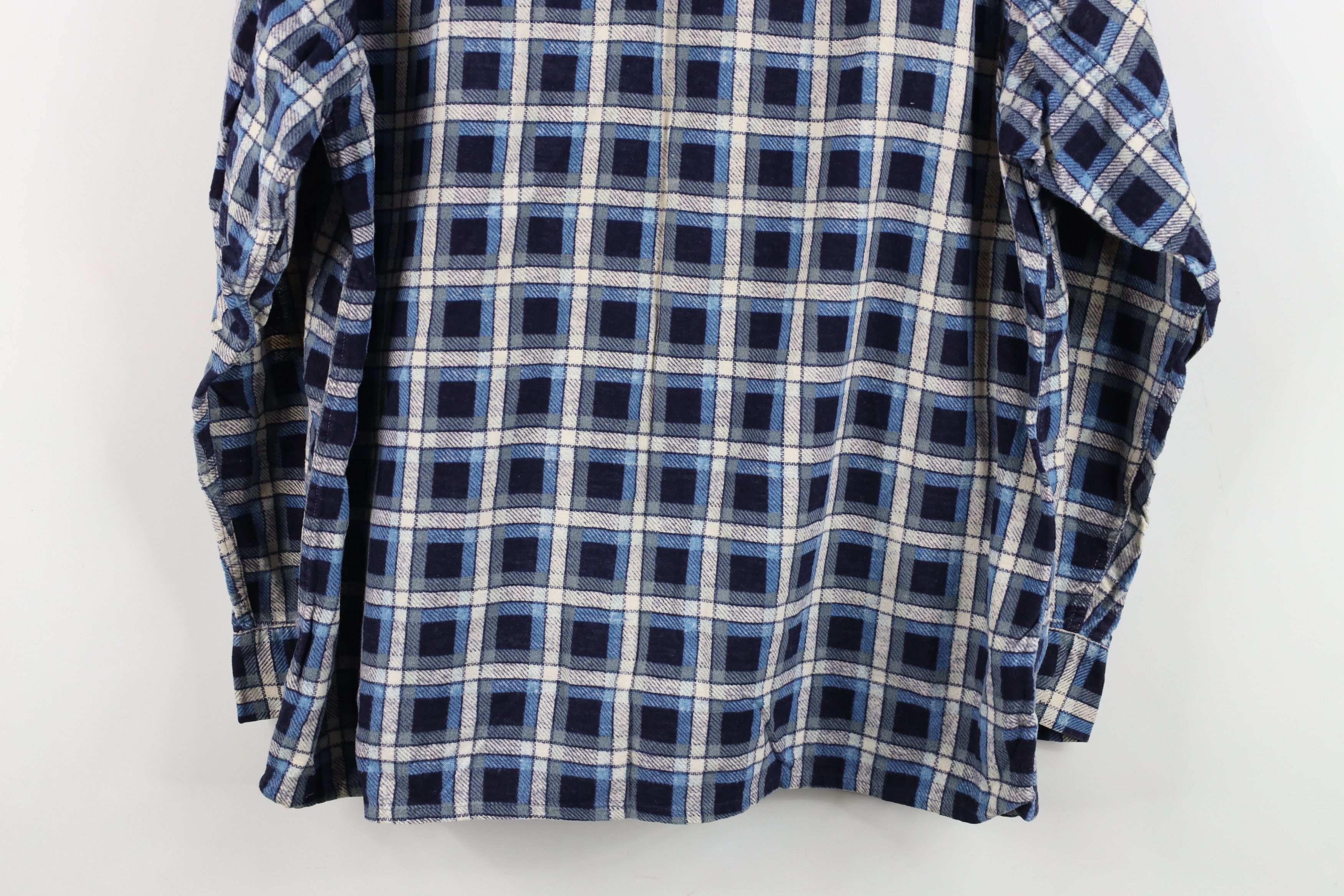 Vintage Vintage 60s 70s Streetwear Flannel Collared Button Shirt Size US M / EU 48-50 / 2 - 14 Thumbnail