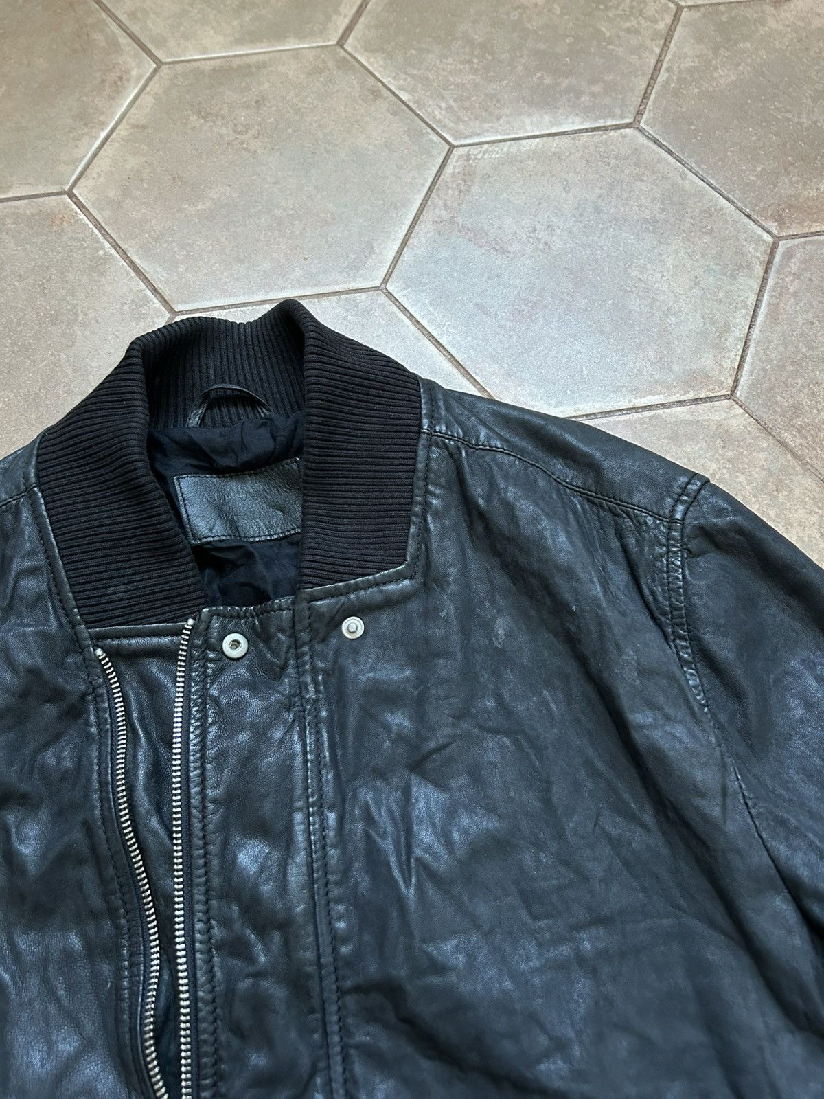 Allsaints All Saints Leather Jacket Biker Black Size US L / EU 52-54 / 3 - 5 Thumbnail