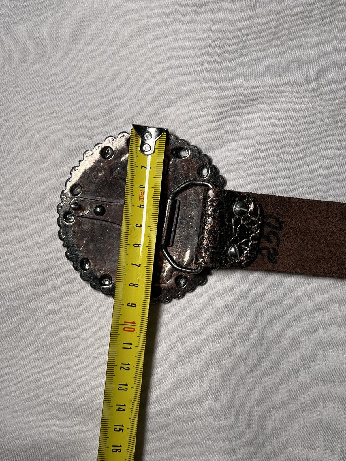 Cowboy Equipment Avant Garde Vintage Glamour Cowboy Leather belts Y2K Size 34 - 8 Thumbnail
