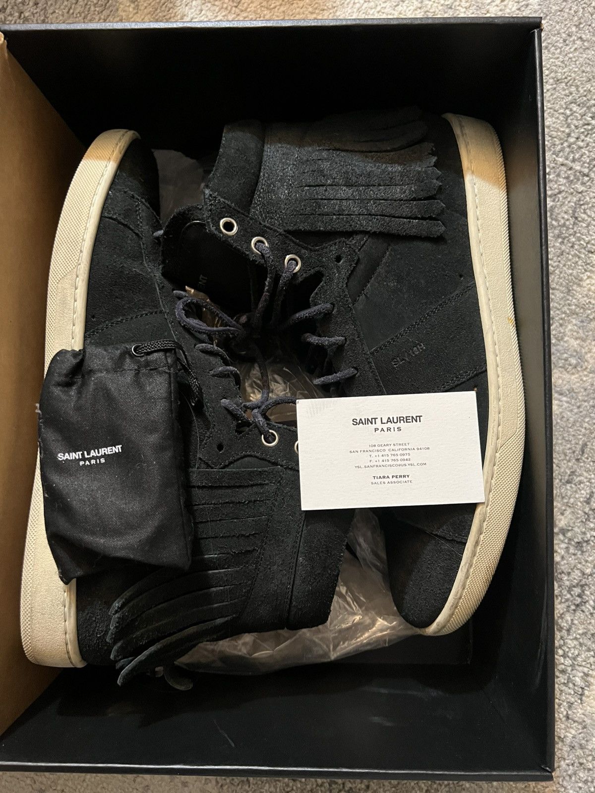 Hedi Slimane Hedi Slimane Saint Laurent Fringe Sneaker Size US 11 / EU 44 - 7 Thumbnail