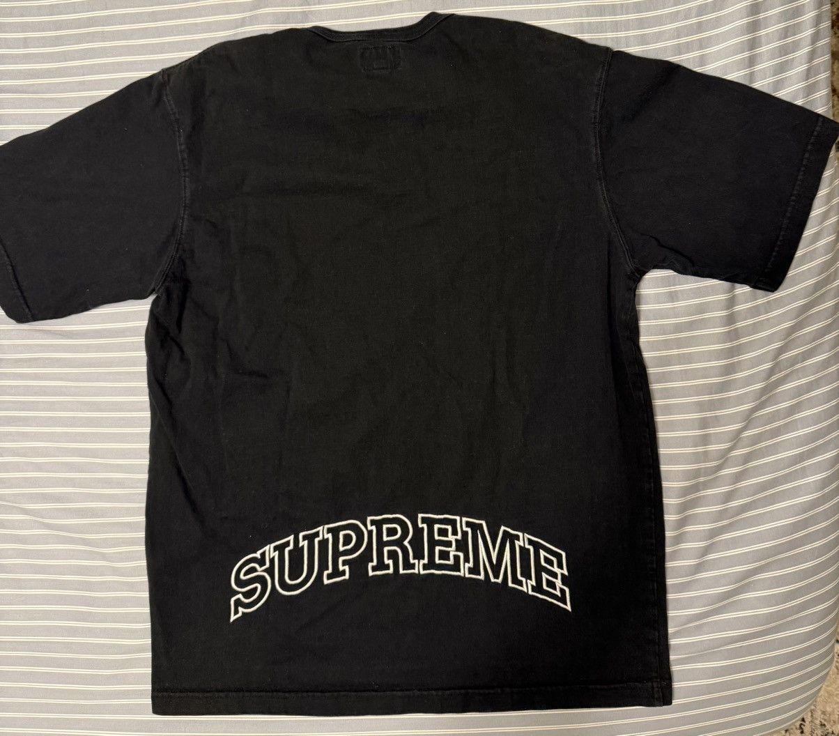 Supreme Supreme black Henley Baseball Shirt Size US M / EU 48-50 / 2 - 1 Thumbnail