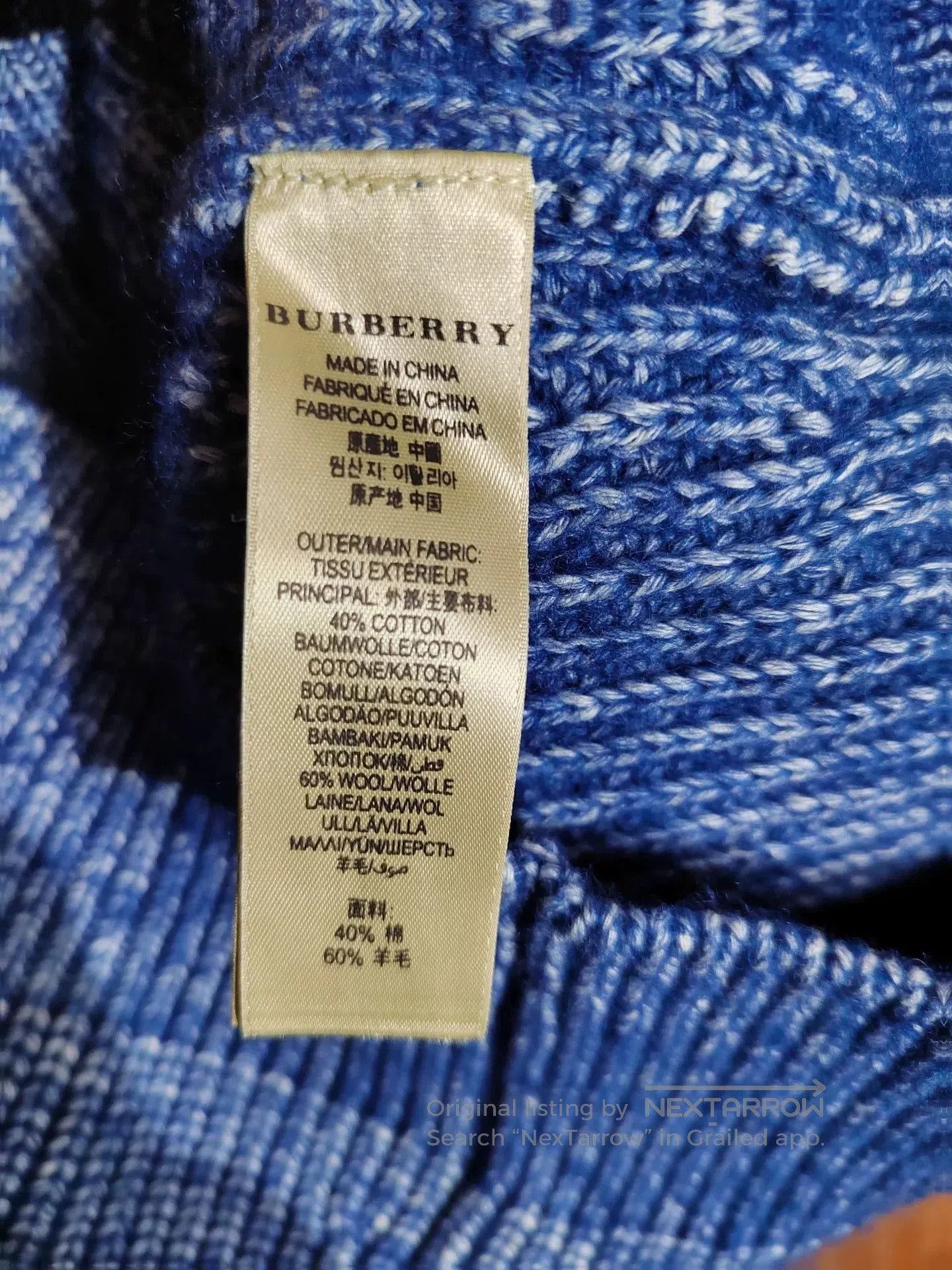 Burberry Burberry Wool Blend Sweater for All. Size US S / EU 44-46 / 1 - 7 Thumbnail