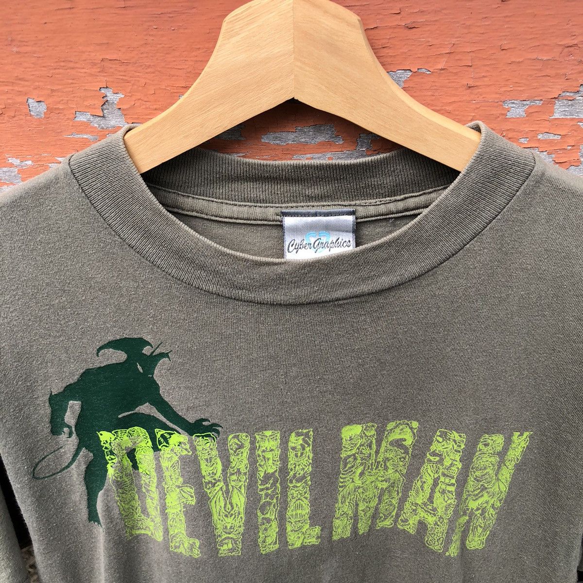 Anime Vintage 90s Faded DEVIL MAN Anime Tshirt Size US M / EU 48-50 / 2 - 5 Thumbnail