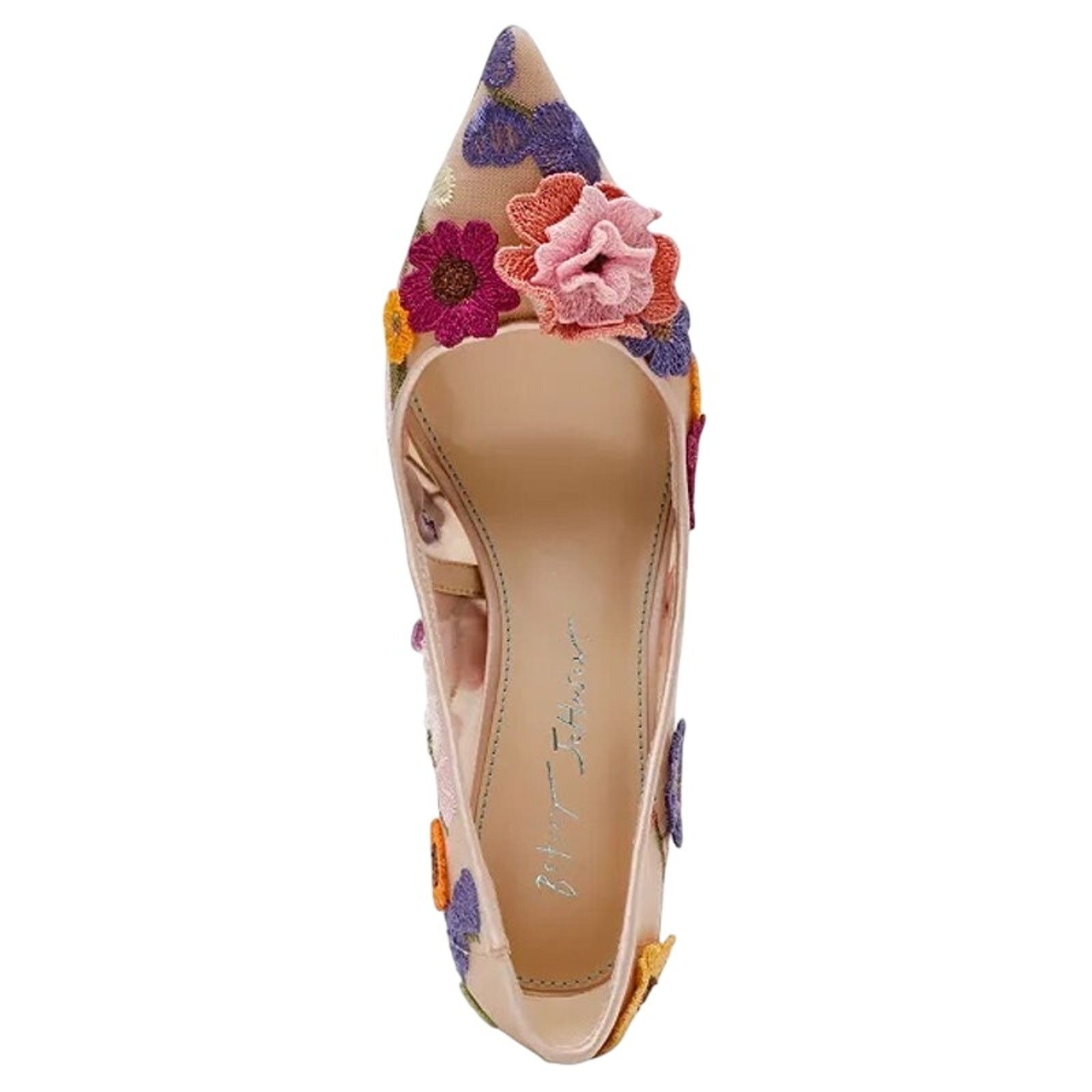 Betsey Johnson BETSEY JOHNSON Aimey Floral Applique Mesh Pumps Size 11 New Size US 11 / IT 41 - 4 Thumbnail