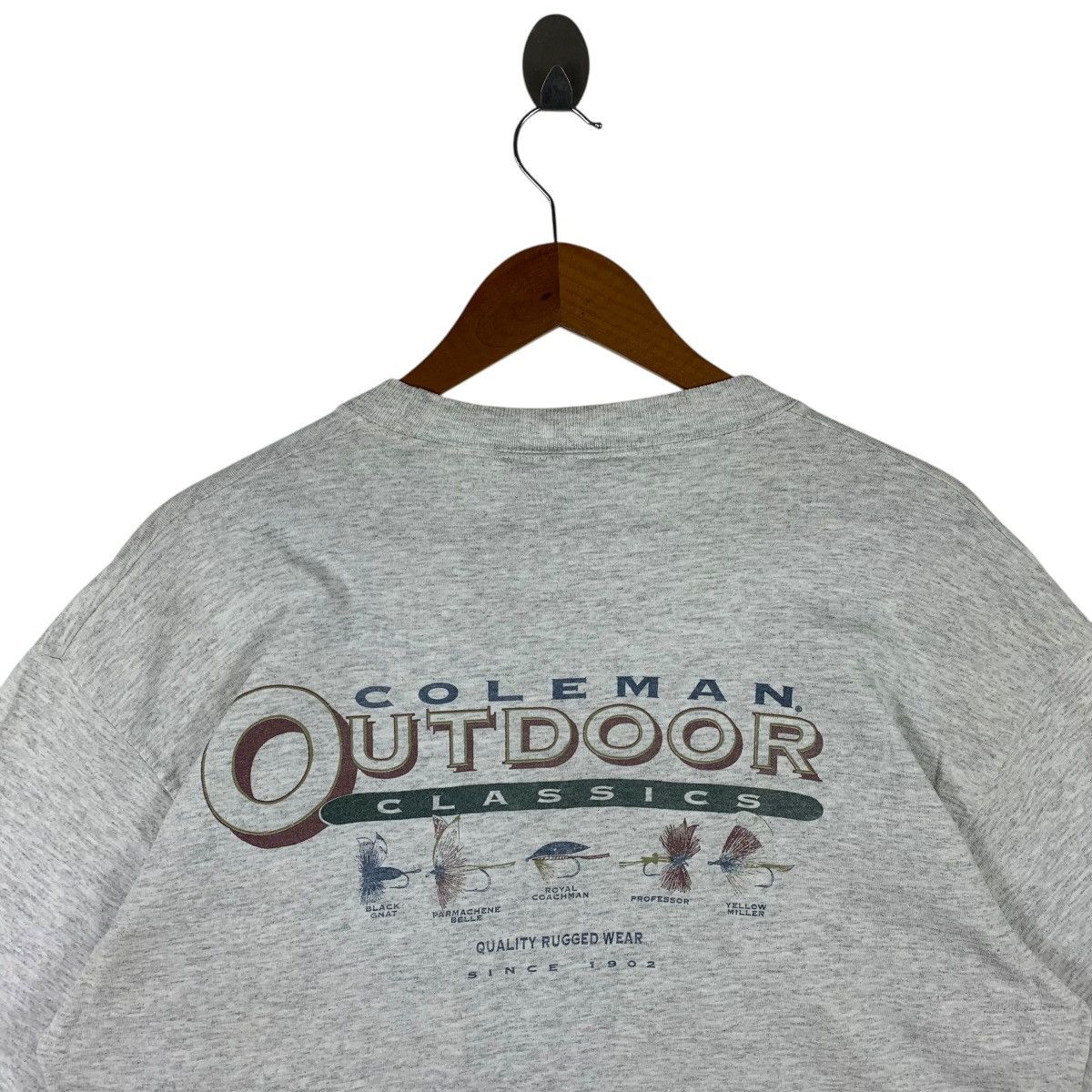 Other Vintage 90s Coleman Outdoor Classics Graphic Pocket Tee Size US L / EU 52-54 / 3 - 9 Thumbnail