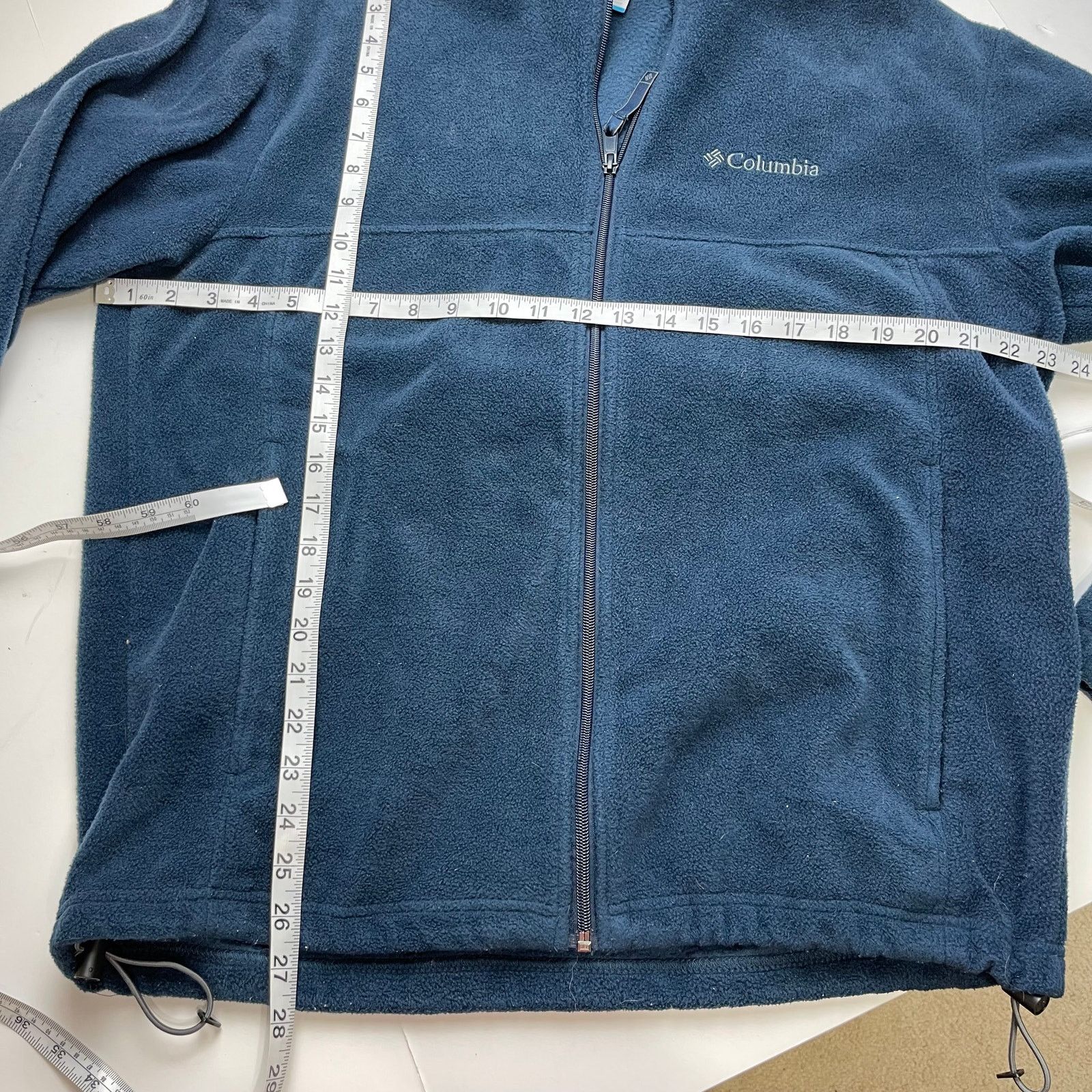 Columbia Columbia Men's Full Zip Navy Blue Fleece Jacket, L Size US L / EU 52-54 / 3 - 5 Thumbnail