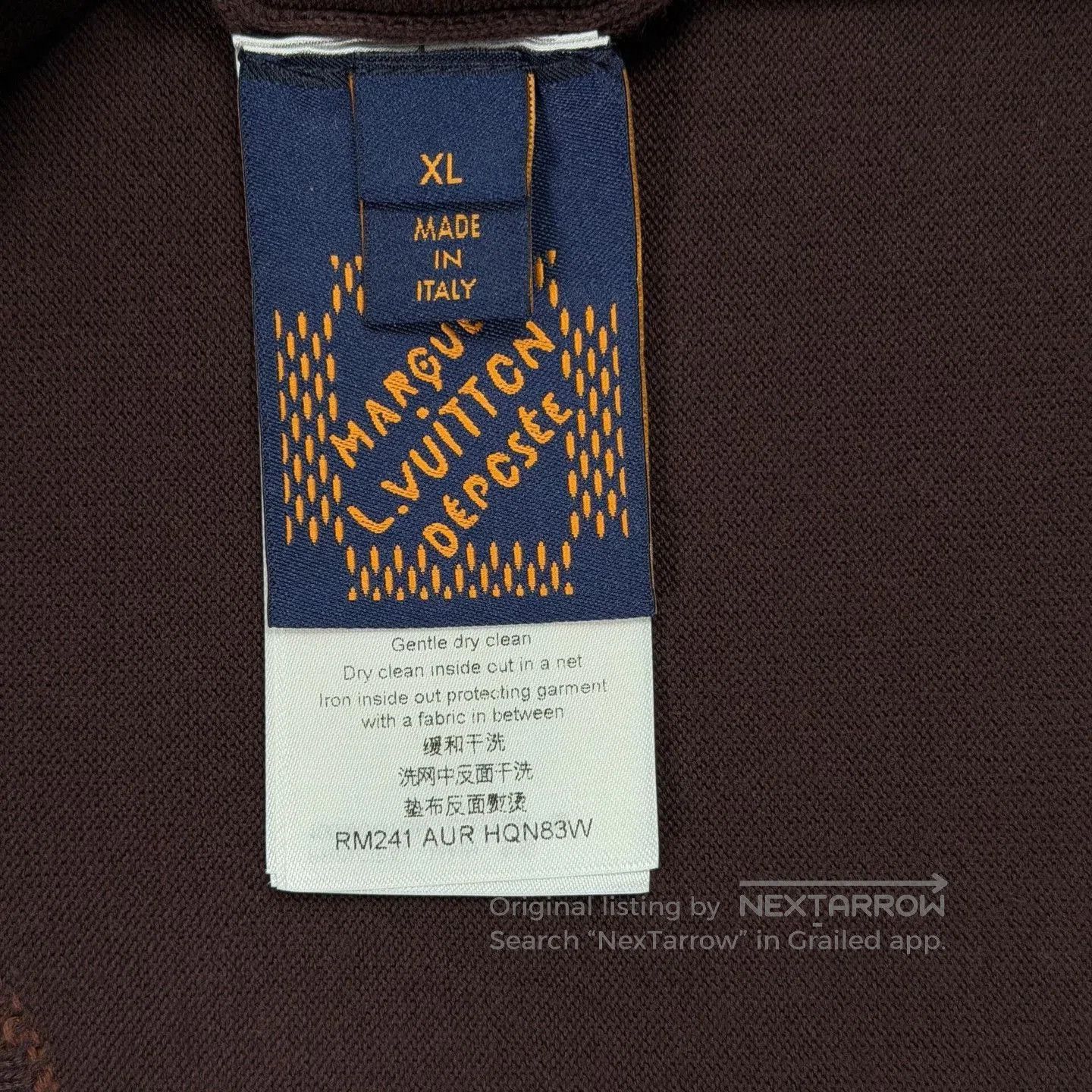 Louis Vuitton LV Hard Case Pattern Brown Knit Tee. Size US XL / EU 56 / 4 - 7 Thumbnail