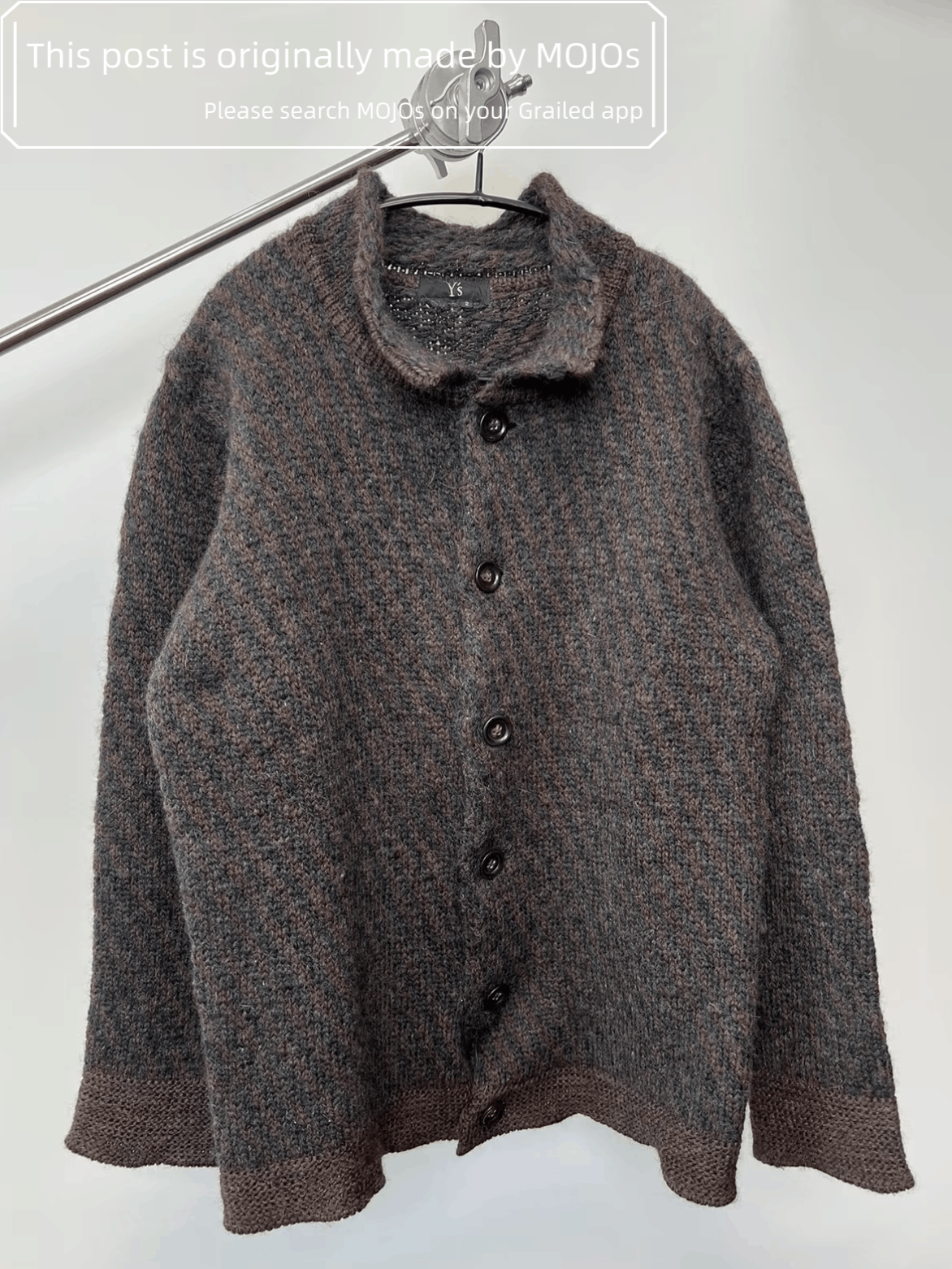 Yohji Yamamoto Yohji Yamamoto Y's Button-up Cardigan mojos0317262 Size US L / EU 52-54 / 3 - 2 Thumbnail