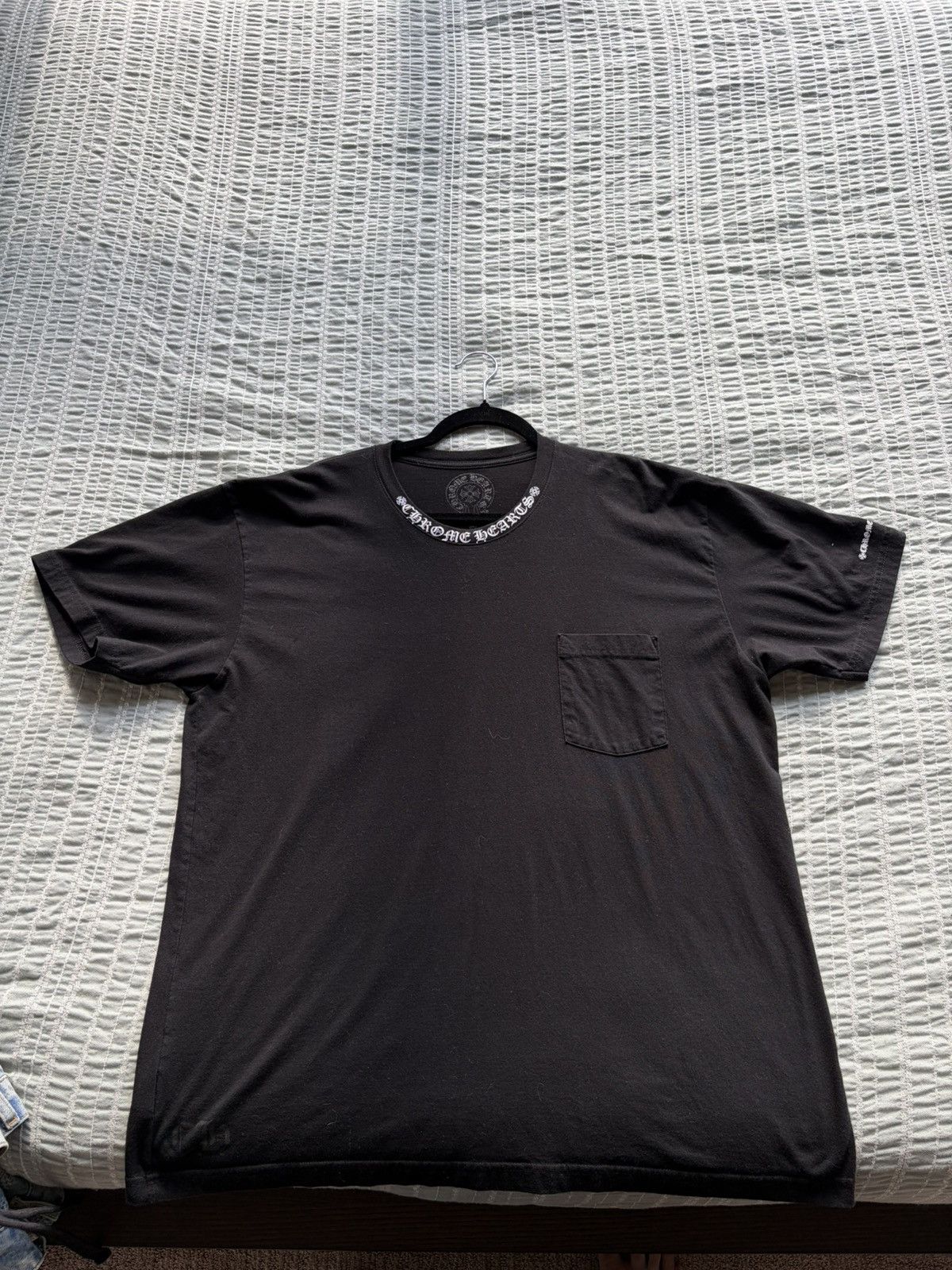 Chrome Hearts Neck Logo T-Shirt Black XL