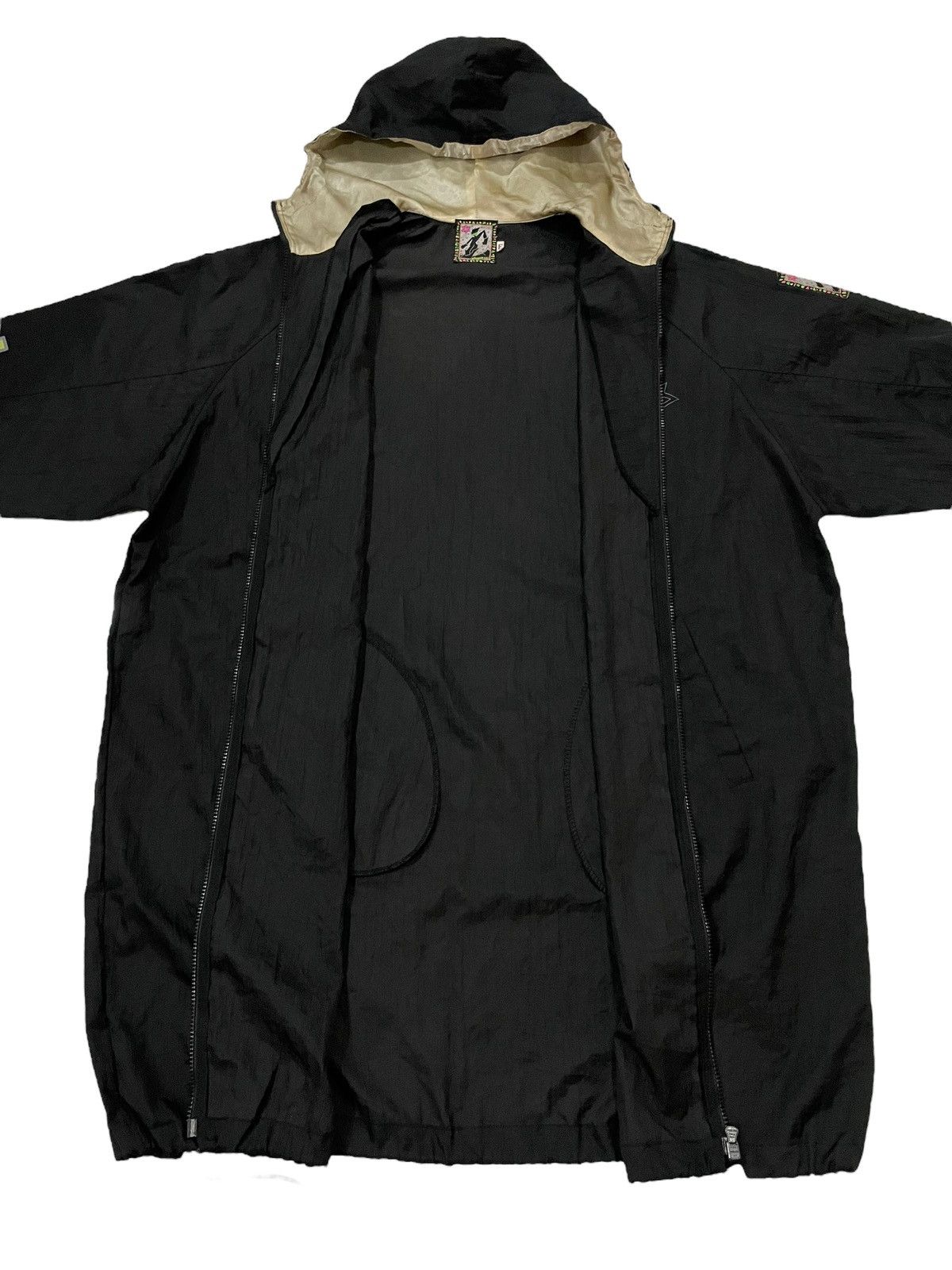 Japanese Brand Rare🔥Y2k Japan Orange Gal Baggy Ski Surf Nylon Jacket Size US XL / EU 56 / 4 - 12 Thumbnail