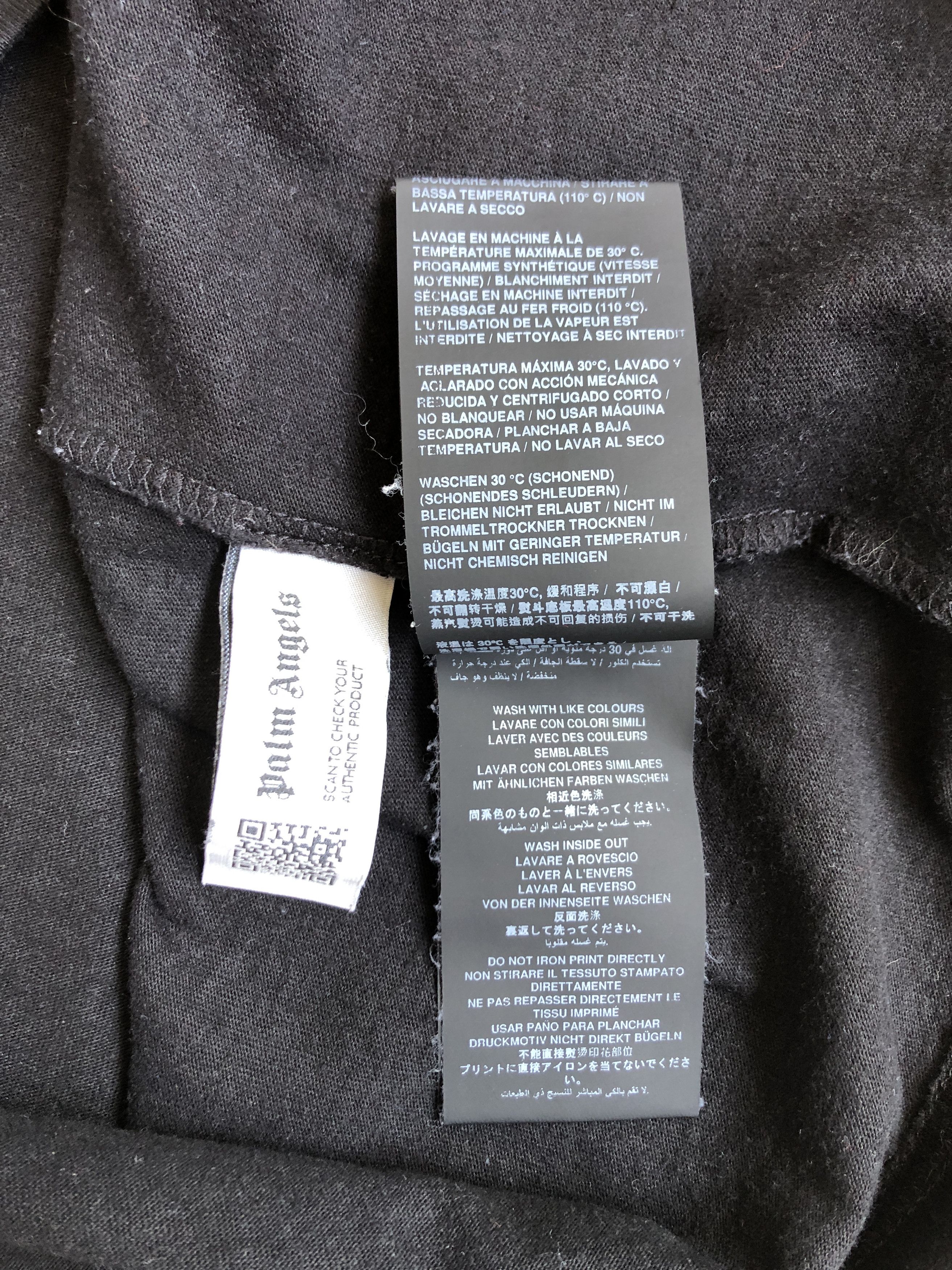 Palm Angels Palm Angels Broken Bear T-Shirt Size L Size US L / EU 52-54 / 3 - 10 Thumbnail