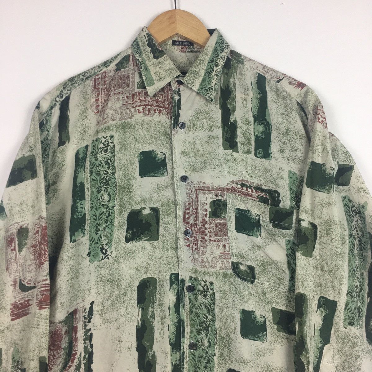 Japanese Brand × Vintage Vintage Virmanzoni Silk Button Ups Shirt Size US M / EU 48-50 / 2 - 4 Thumbnail