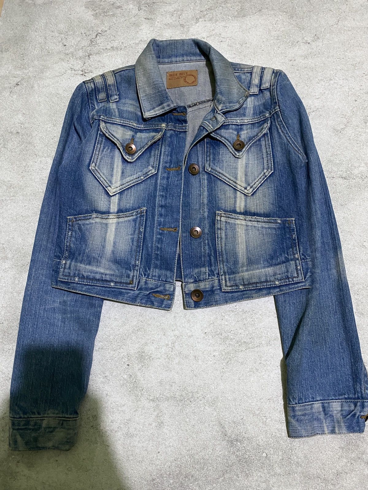 Blue Blue Japan blue blue trucker jacket Size M / US 6-8 / IT 42-44 - 2 Thumbnail