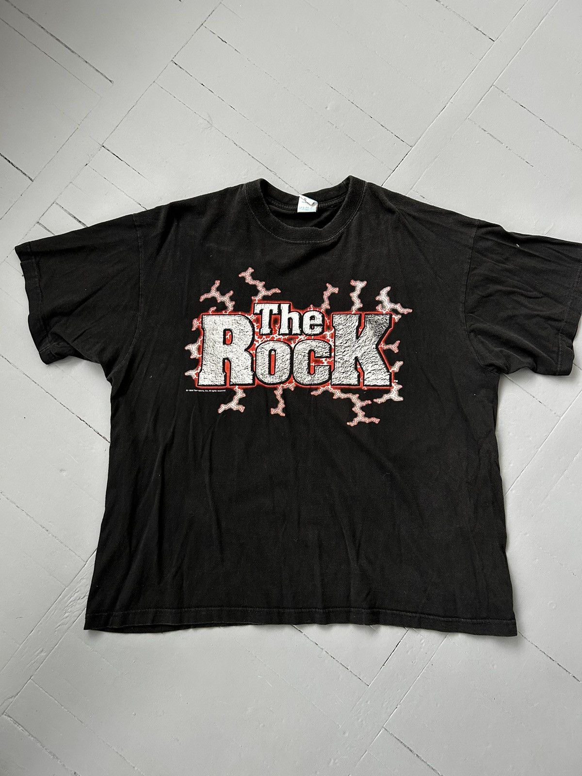 Vintage × WWE × WWF The ROCK vintage t-shirt Size US XL / EU 56 / 4 - 1 Thumbnail