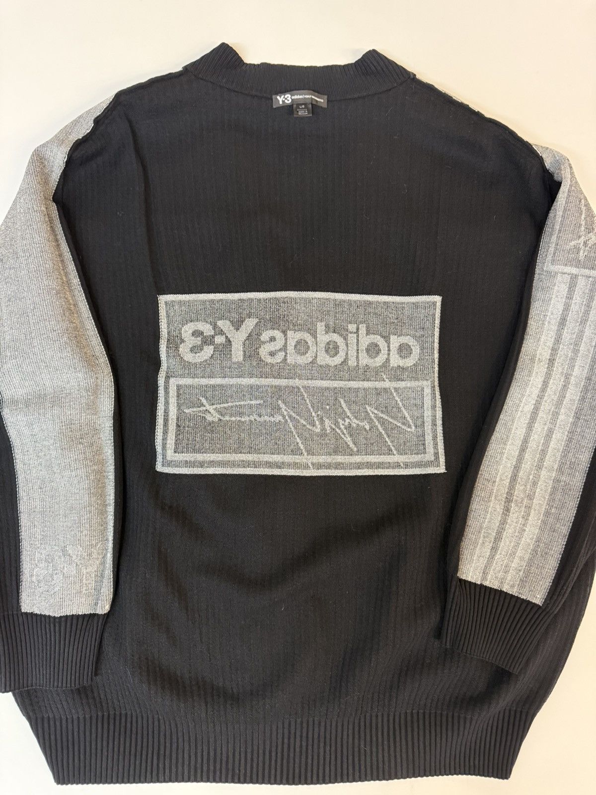 Adidas × Y-3 adidas Y-3 × Yohji Yamamoto Knit Wool Cardigan Oversized Size US L / EU 52-54 / 3 - 12 Thumbnail