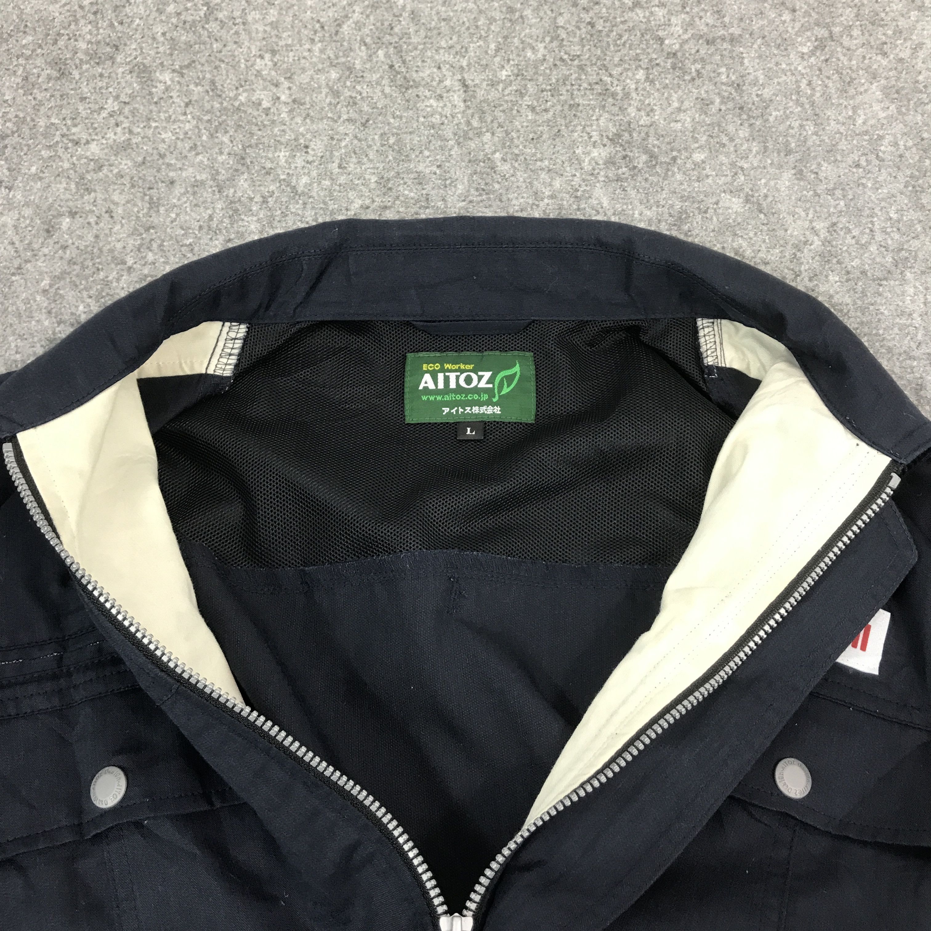 Japanese Brand × Vintage MAXELL NAVY WORK UNIFORM JAPAN JACKET Size US L / EU 52-54 / 3 - 7 Thumbnail