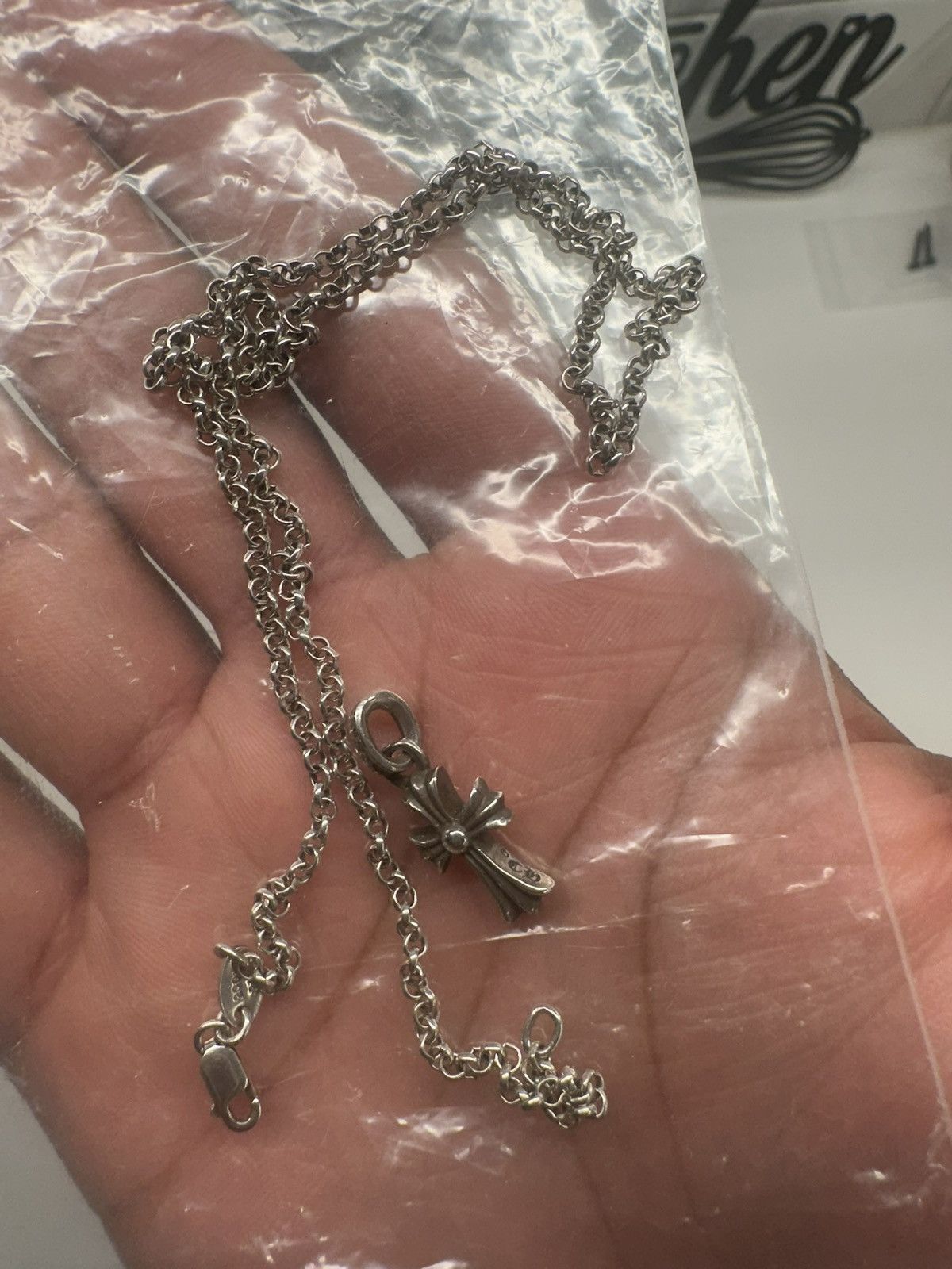 Chrome Hearts Baby Fat Pendant Roll Chain