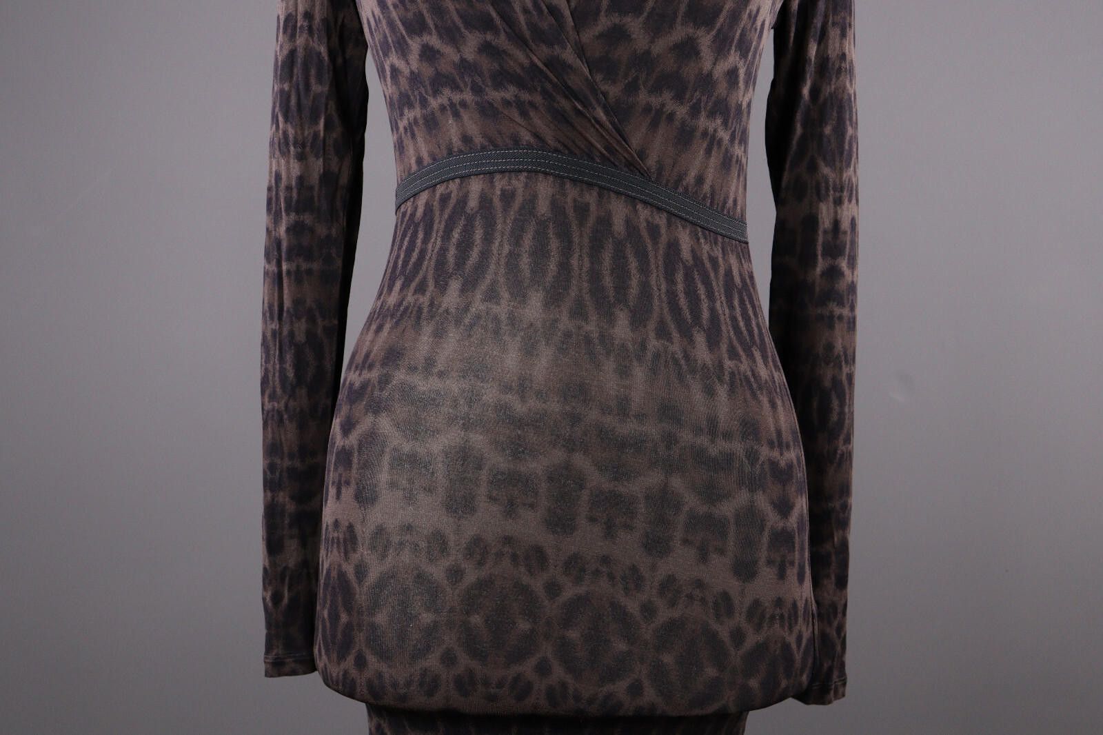Designer Ladies Marc Cain Leopard Print Night T-Shirt Dress Size 1 Size M / US 6-8 / IT 42-44 - 3 Thumbnail