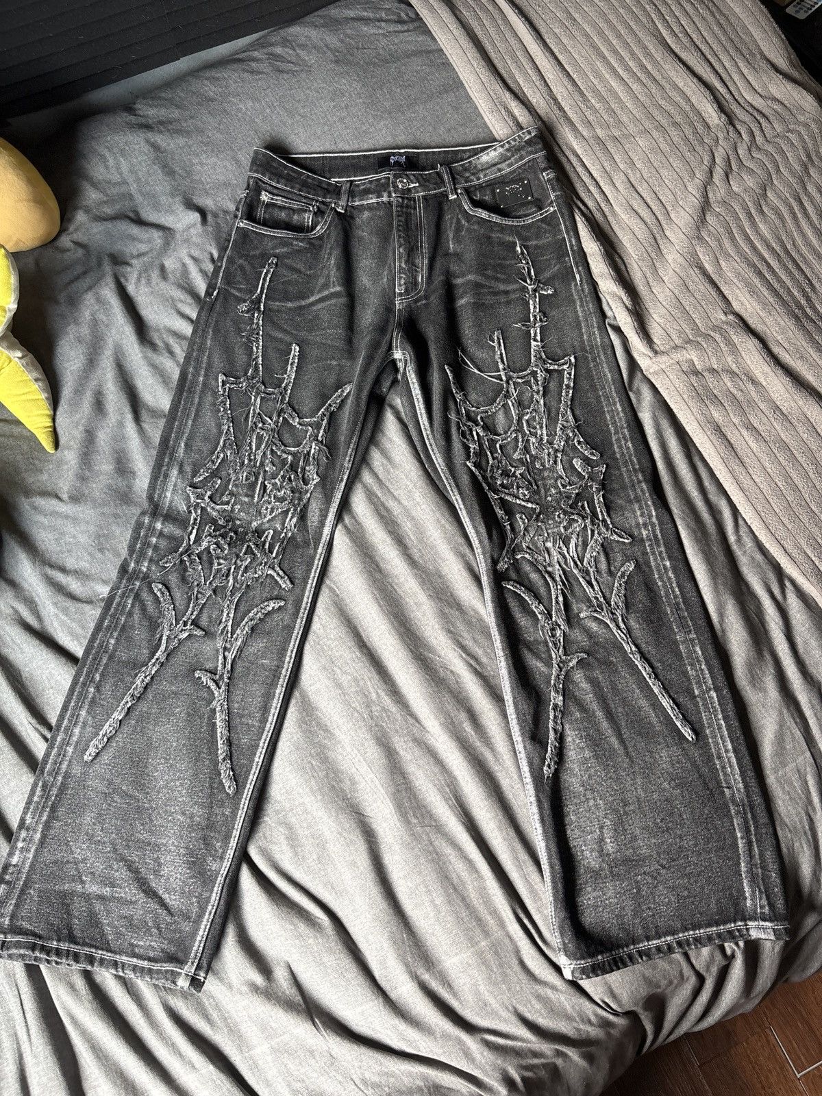 Revenge REVENGE WAXED DENIM SPIDERWEB Size US 34 / EU 50 - 1 Thumbnail