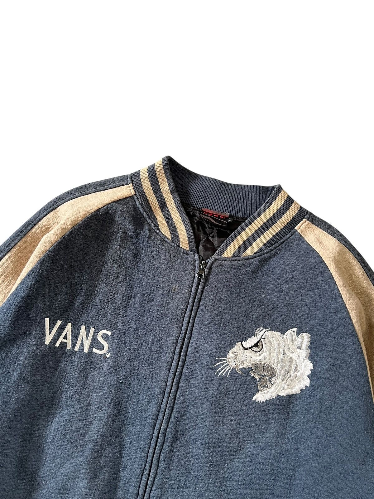 Vans Vintage 90s Vans Embroidered Souvenir Jacket Size US L / EU 52-54 / 3 - 3 Thumbnail