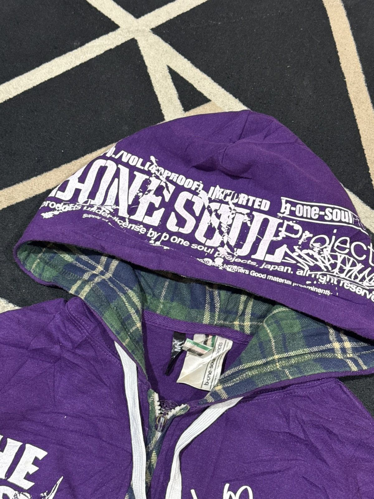 In The Attic Crazy Poem Bonesoul Purple Hoodie Japanese Styled Size US M / EU 48-50 / 2 - 4 Thumbnail