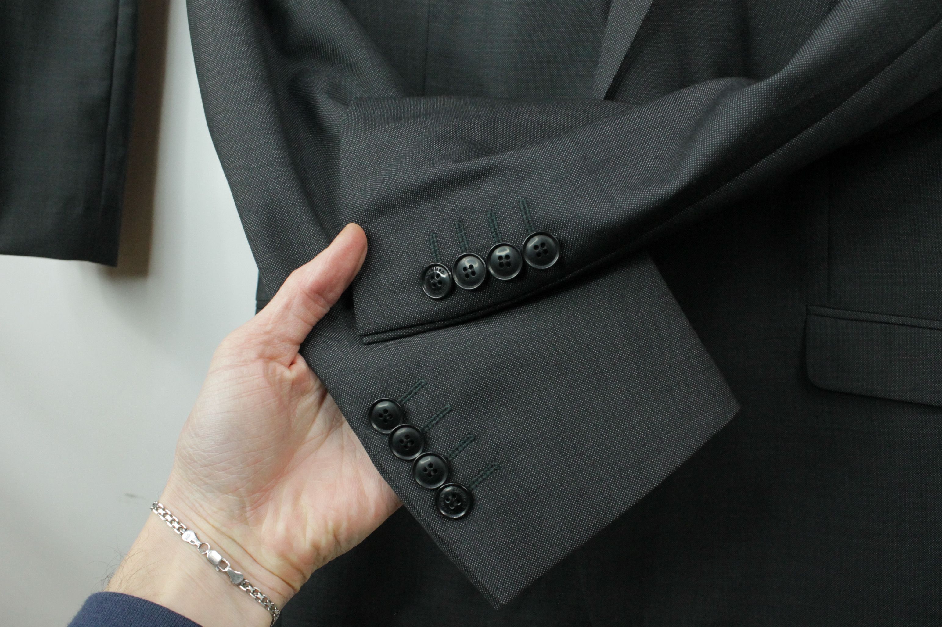 Strellson Strellson Allen Mercer Marsotto Wool Slim Fit Men's Suit Size 40R - 4 Thumbnail