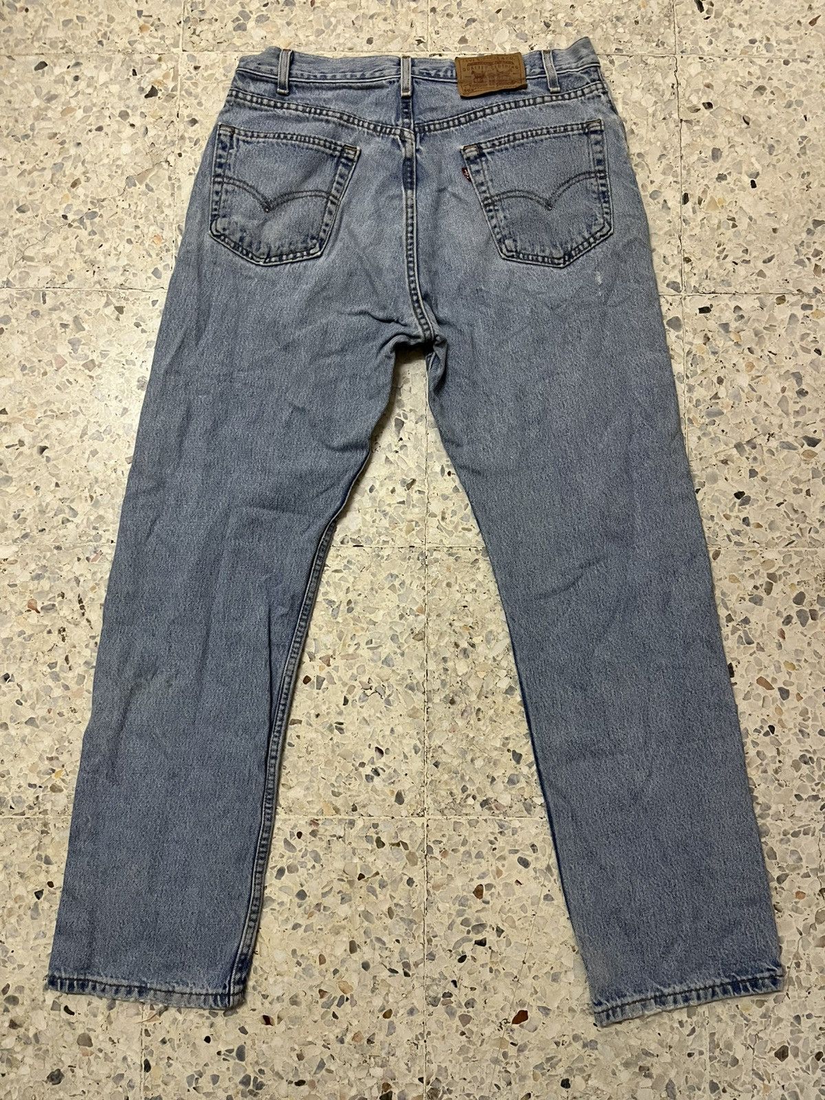 Levi's Vintage Clothing Vintage 90s light blue wash Levi’s 505 faded Size US 35 - 2 Thumbnail