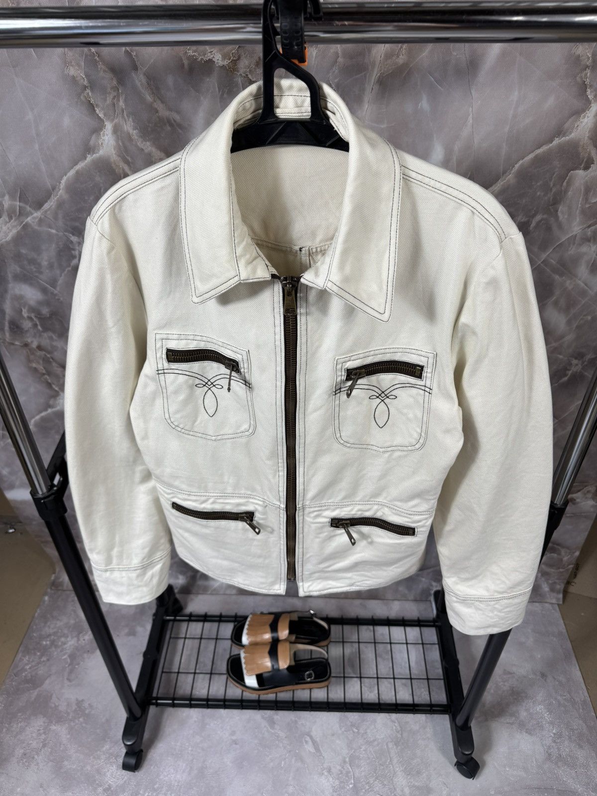 Gucci Vintage Gucci Western Mens Denim Jacket Size US M / EU 48-50 / 2 - 2 Thumbnail