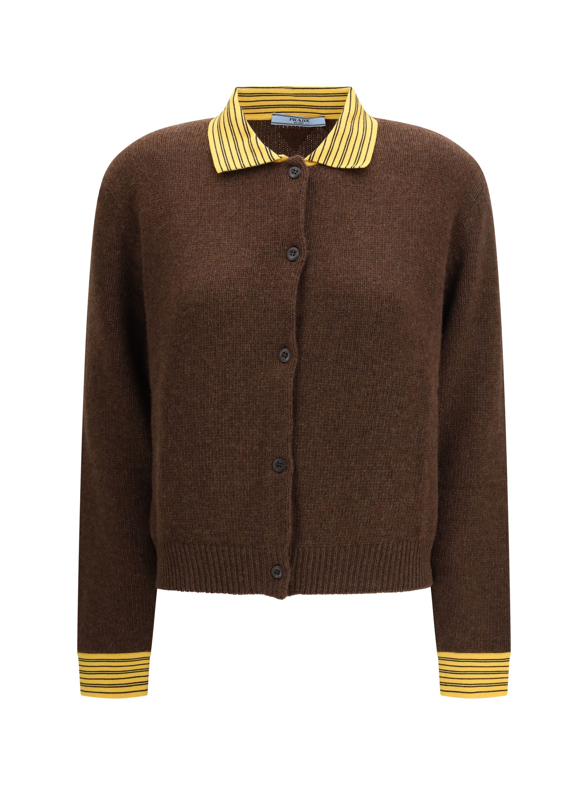 Prada Sweater with a classic collar and front button fastening Size M / US 6-8 / IT 42-44 - 1 Thumbnail