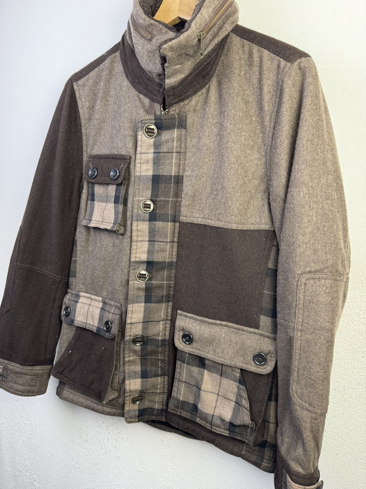Takeo Kikuchi Vintage TK Takeo Kikuchi Mix Block Colour Jacket Hoodie Size US S / EU 44-46 / 1 - 4 Thumbnail