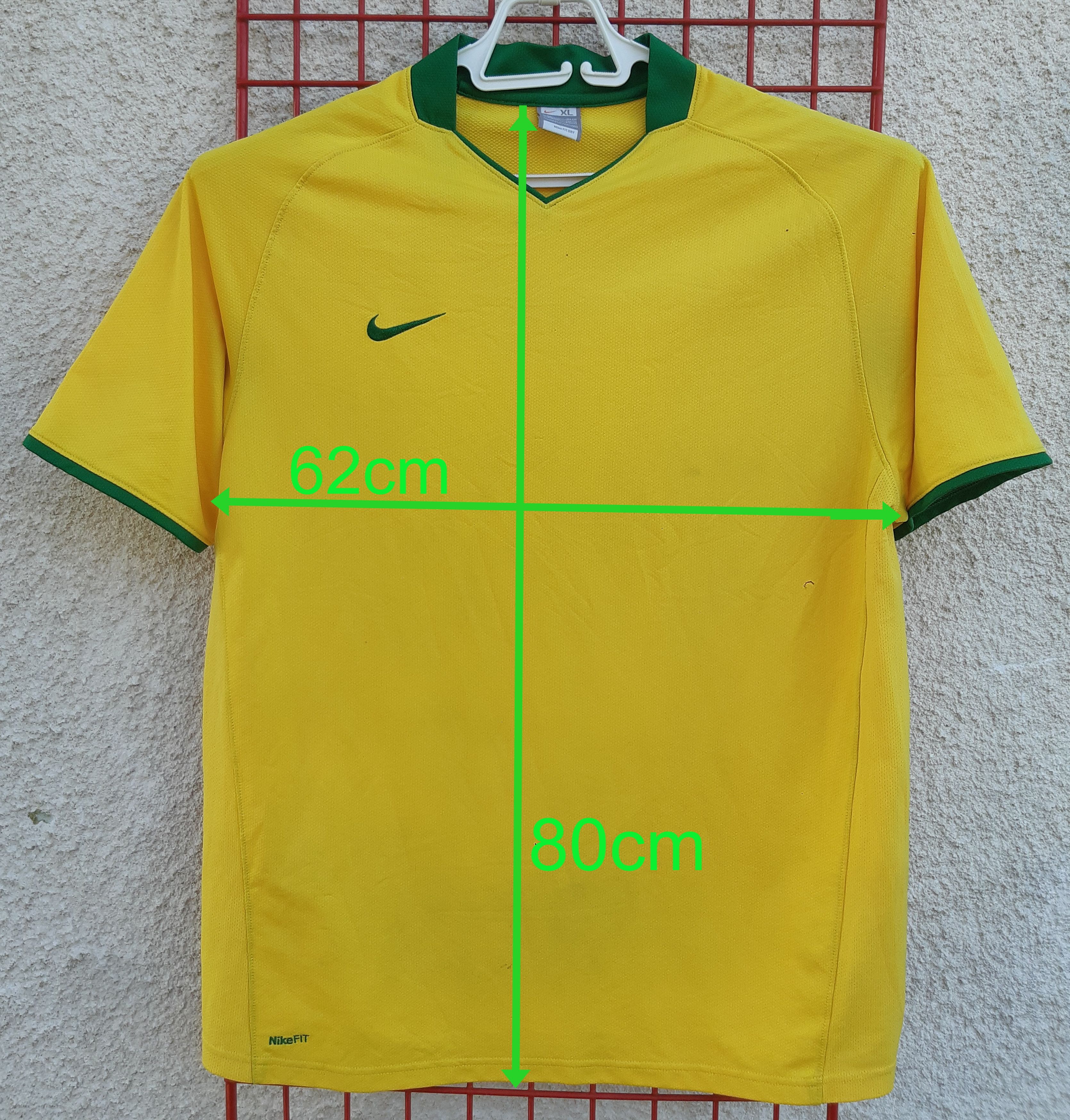 Nike Vintage NIKE BRASIL Jersey made in Thailand size XL Size US XL / EU 56 / 4 - 7 Thumbnail