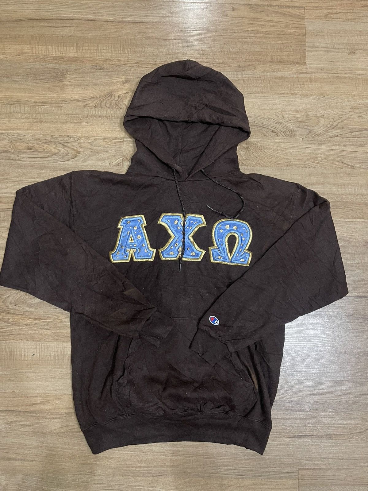 Vintage Champion Brown Hoodie