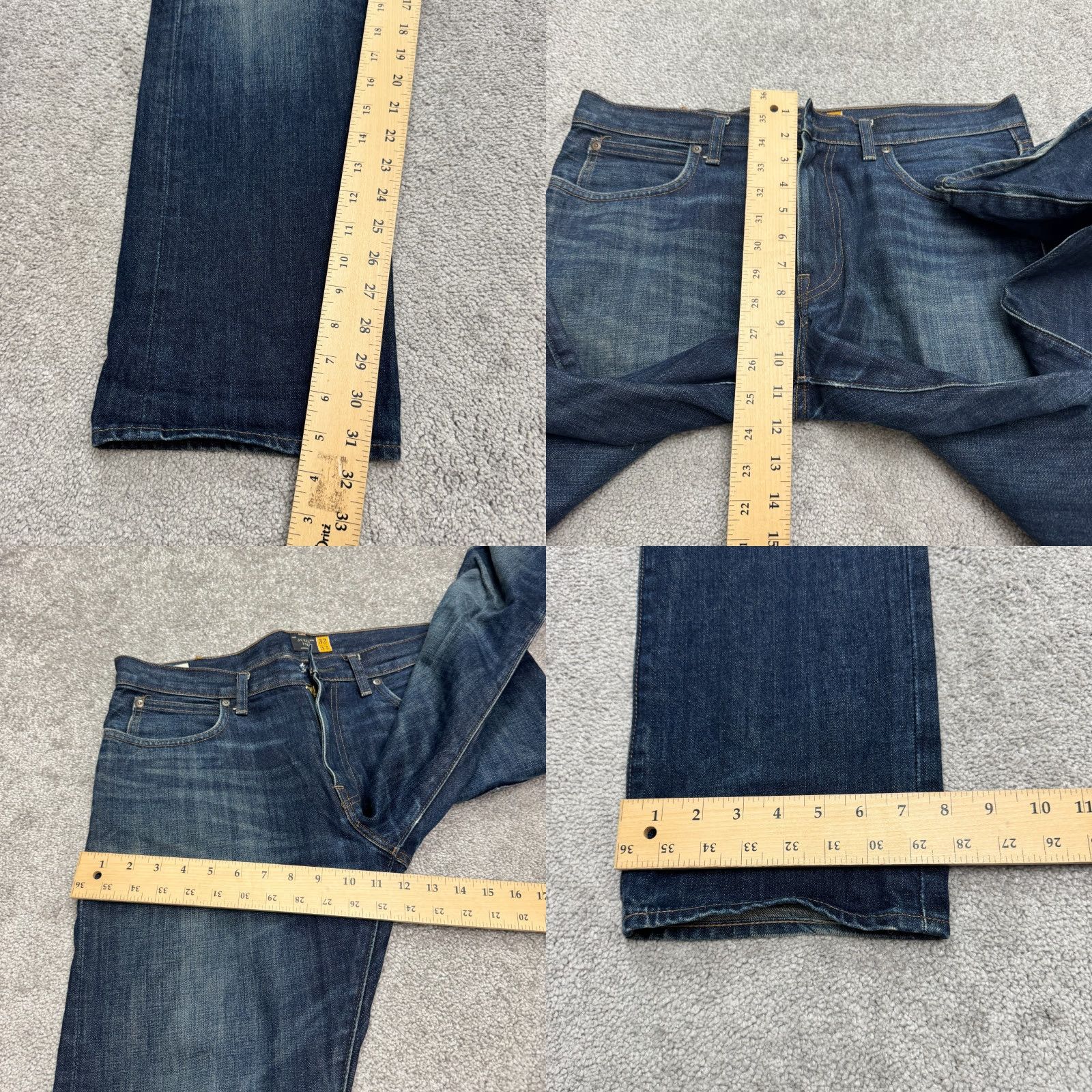 J.Crew J.Crew 770 Kaihara Denim Jeans Mens 32x32 Blue 100% Cotton Casual Straight Denim Jeans Mens 32x32 Blue Wool? Size US 32 / EU 48 - 10 Thumbnail