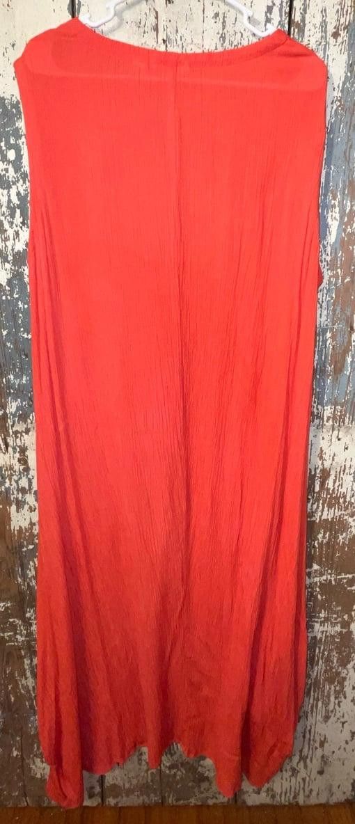 Designer Fun Kaktus womens dress, size XXL, red orange Size XXL / US 16-18 / IT 52-54 - 6 Thumbnail