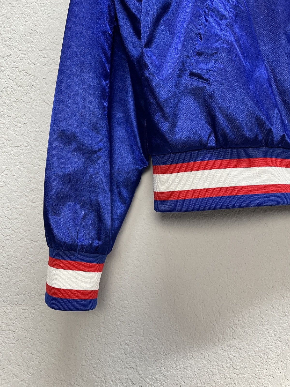 Jordan Brand Vintage Nike NBA Satin Y2K Drill Nylon Bombers Jacket Size US S / EU 44-46 / 1 - 7 Thumbnail