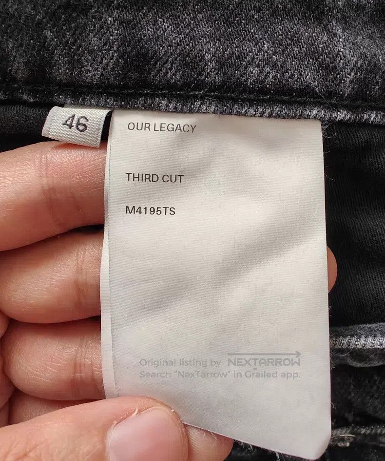 Our Legacy Our Legacy Black Washed Loose Denim Jeans Size US 30 / EU 46 - 6 Thumbnail