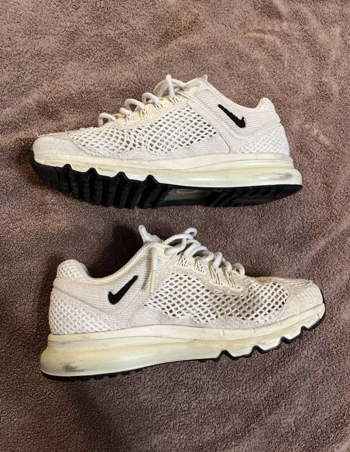 Nike × Stussy NIKE X STUSSY AIR MAX FOSSIL Size US 8.5 / EU 41-42 - 2 Thumbnail
