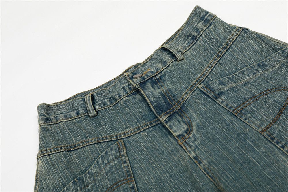 Vintage Men's loose-fitting American retro curved jeans Size US 32 / EU 48 - 6 Thumbnail