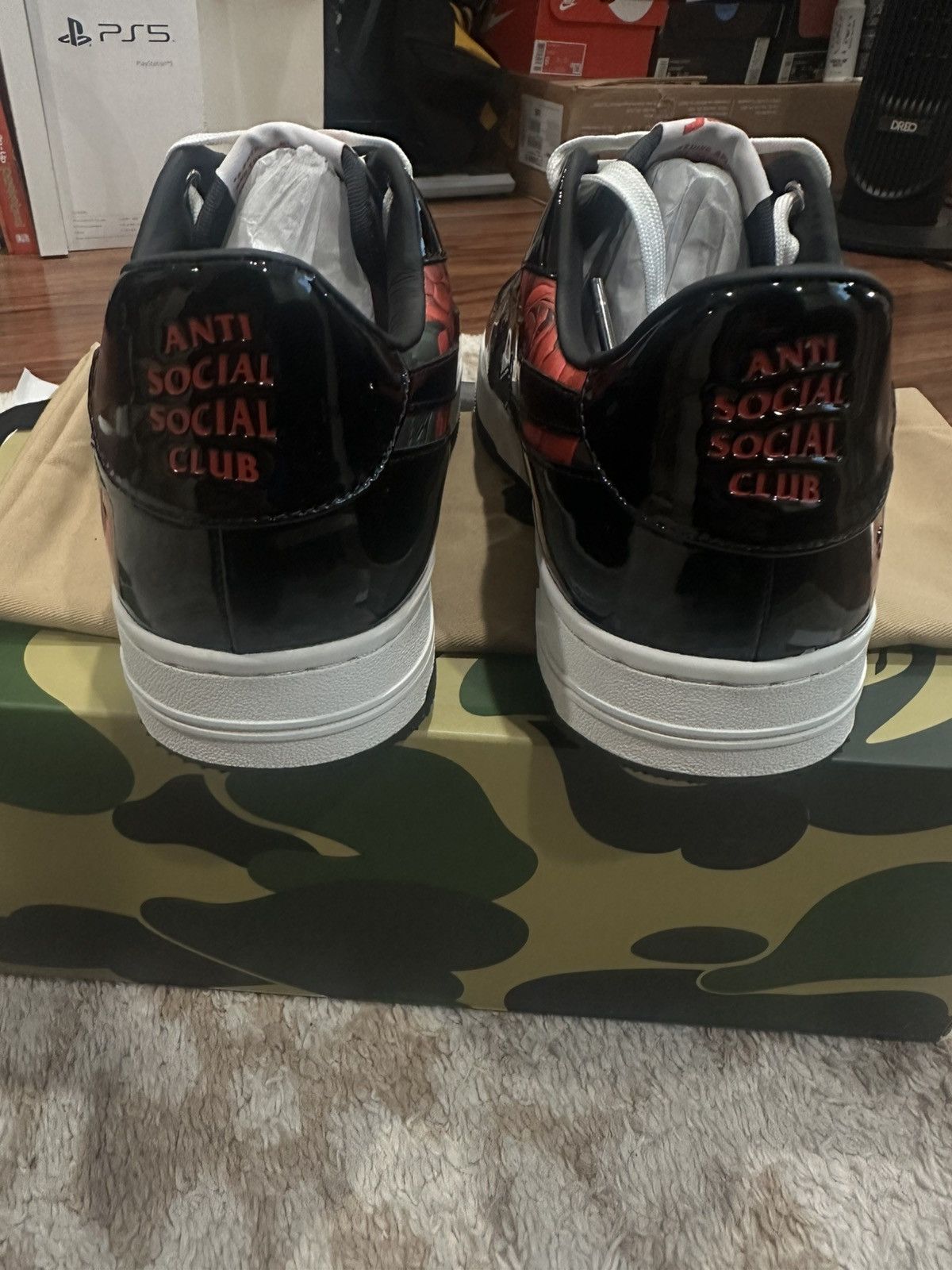 Anti Social Social Club × Bape Bapesta’s x ASSC Size US 9 / EU 42 - 4 Thumbnail