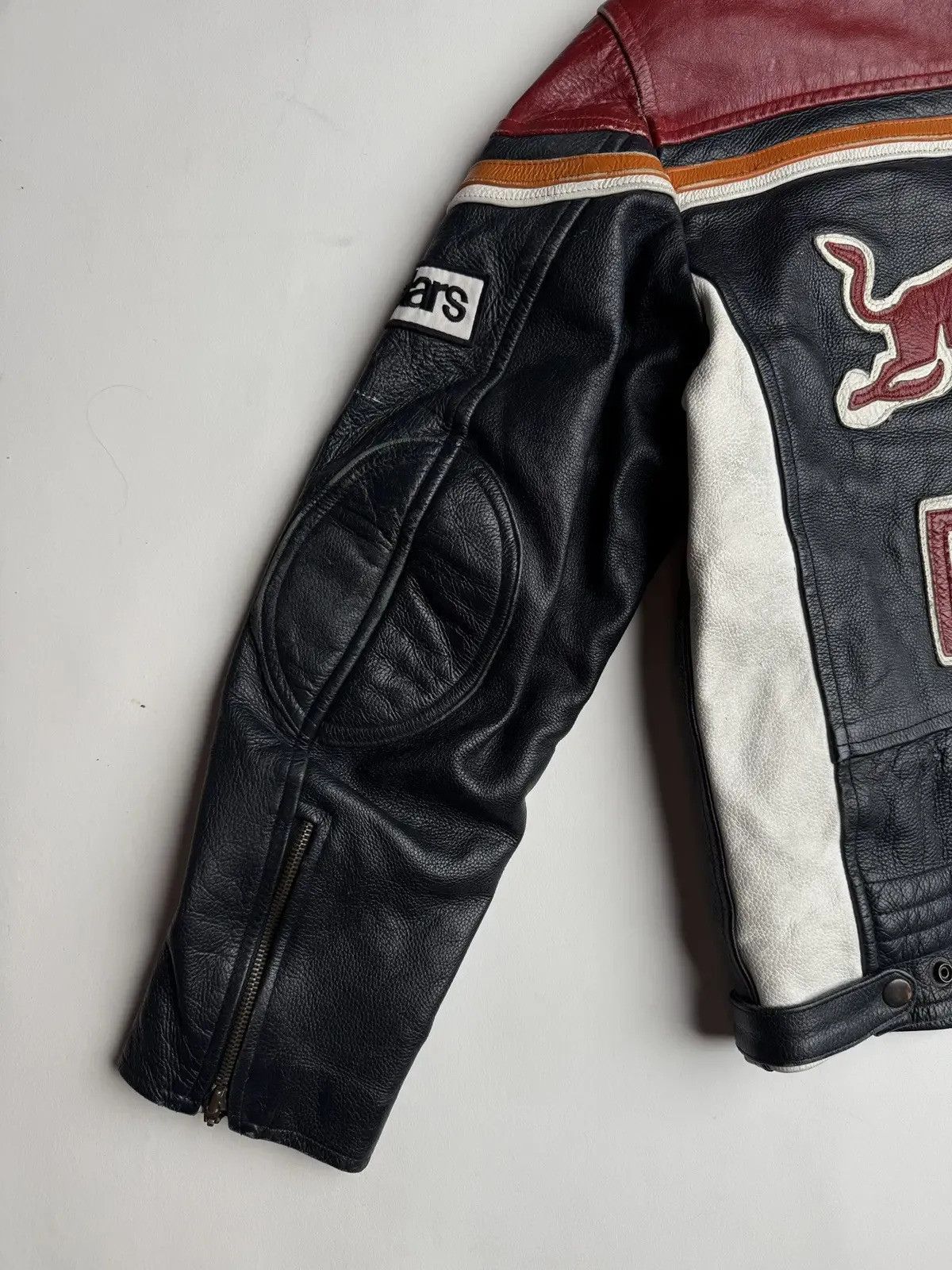 Red Bull Vintage Redbull Leather Jacket: MotoGp Biker Style Size US XL / EU 56 / 4 - 5 Thumbnail