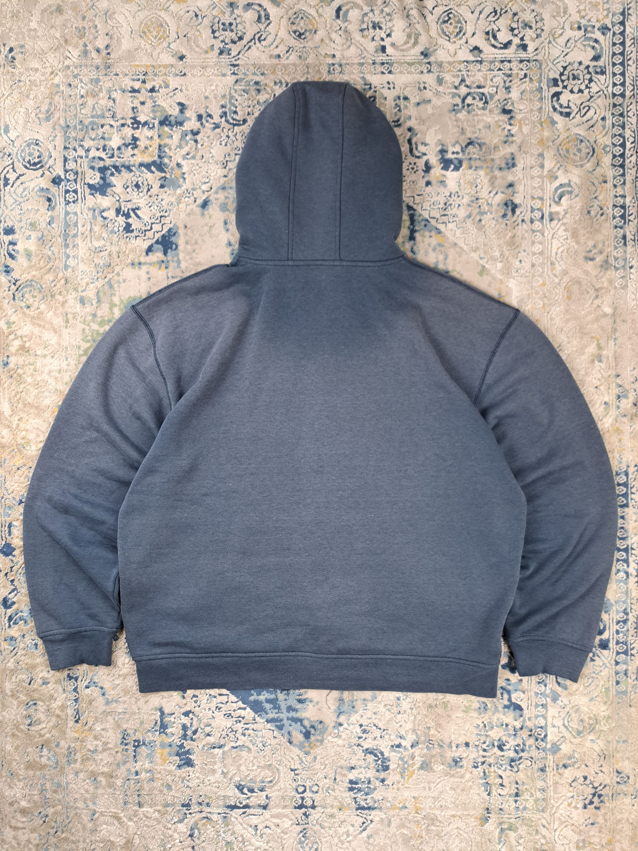 Vintage Worn To Perfection Faded Nashville Boxy Zip Up Hoodie Size US XL / EU 56 / 4 - 2 Thumbnail