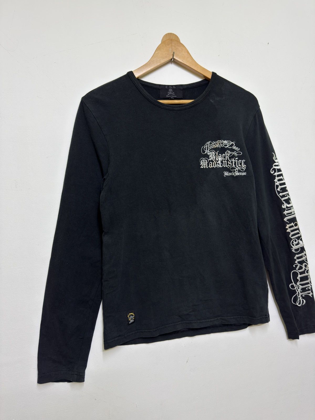 Vanson Leathers CDS BlackSense Praying Hands Gothic Long Sleeve Tee Size US XS / EU 42 / 0 - 3 Thumbnail